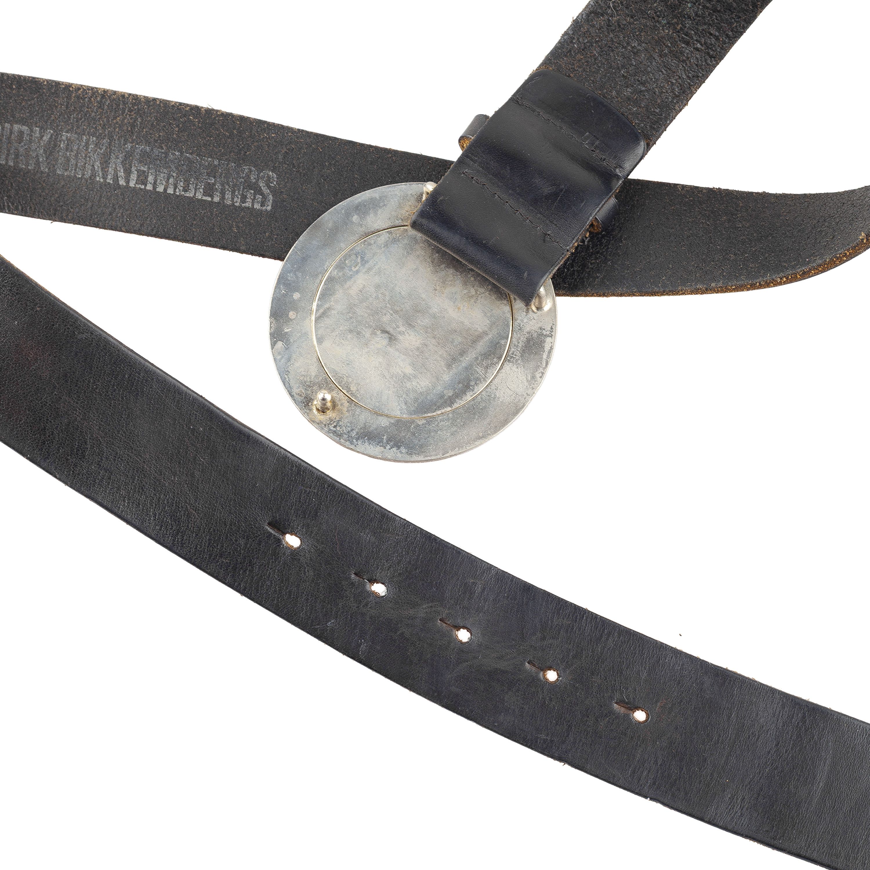 Dirk Bikkembergs Dirk Bikkembergs Football Buckle Leather Belt Size ONE SIZE - 4 Thumbnail