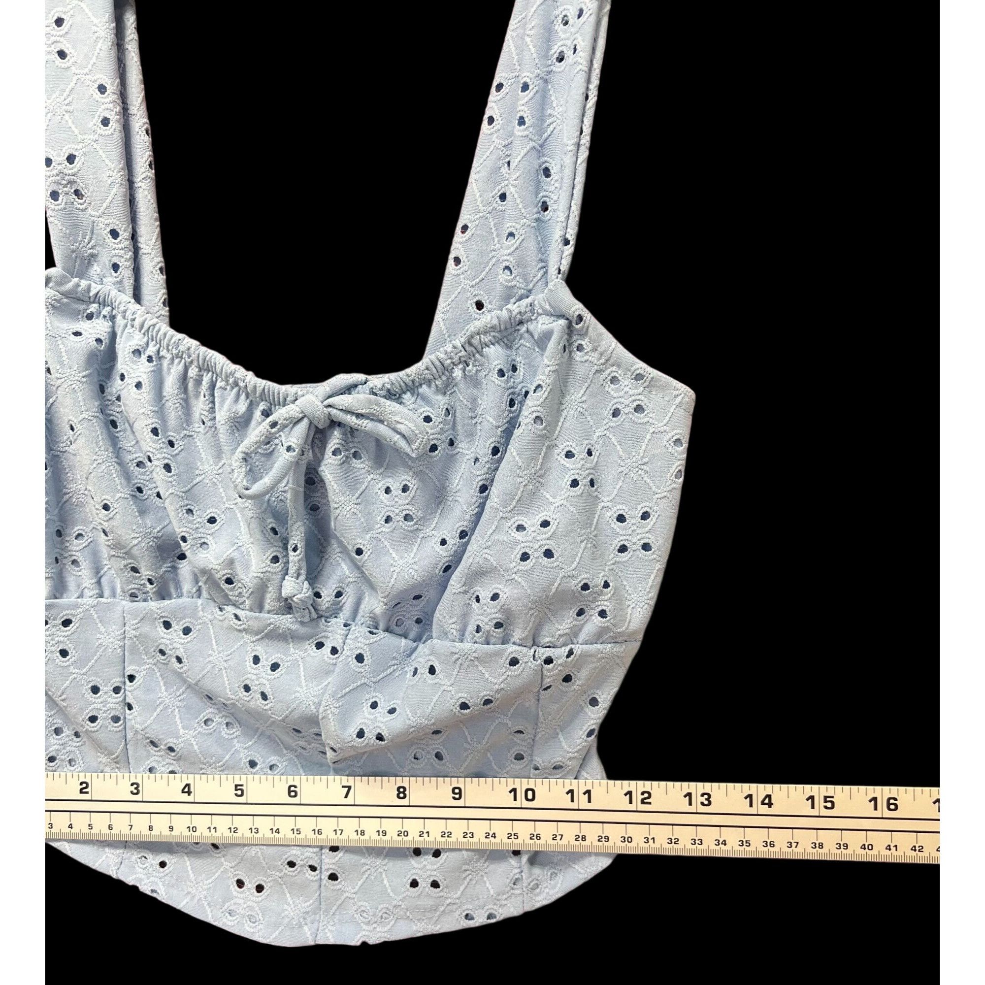 rue21 Rue 21 - Women's Tank Top - Light Blue - Medium Size M / US 6-8 / IT 42-44 - 5 Thumbnail
