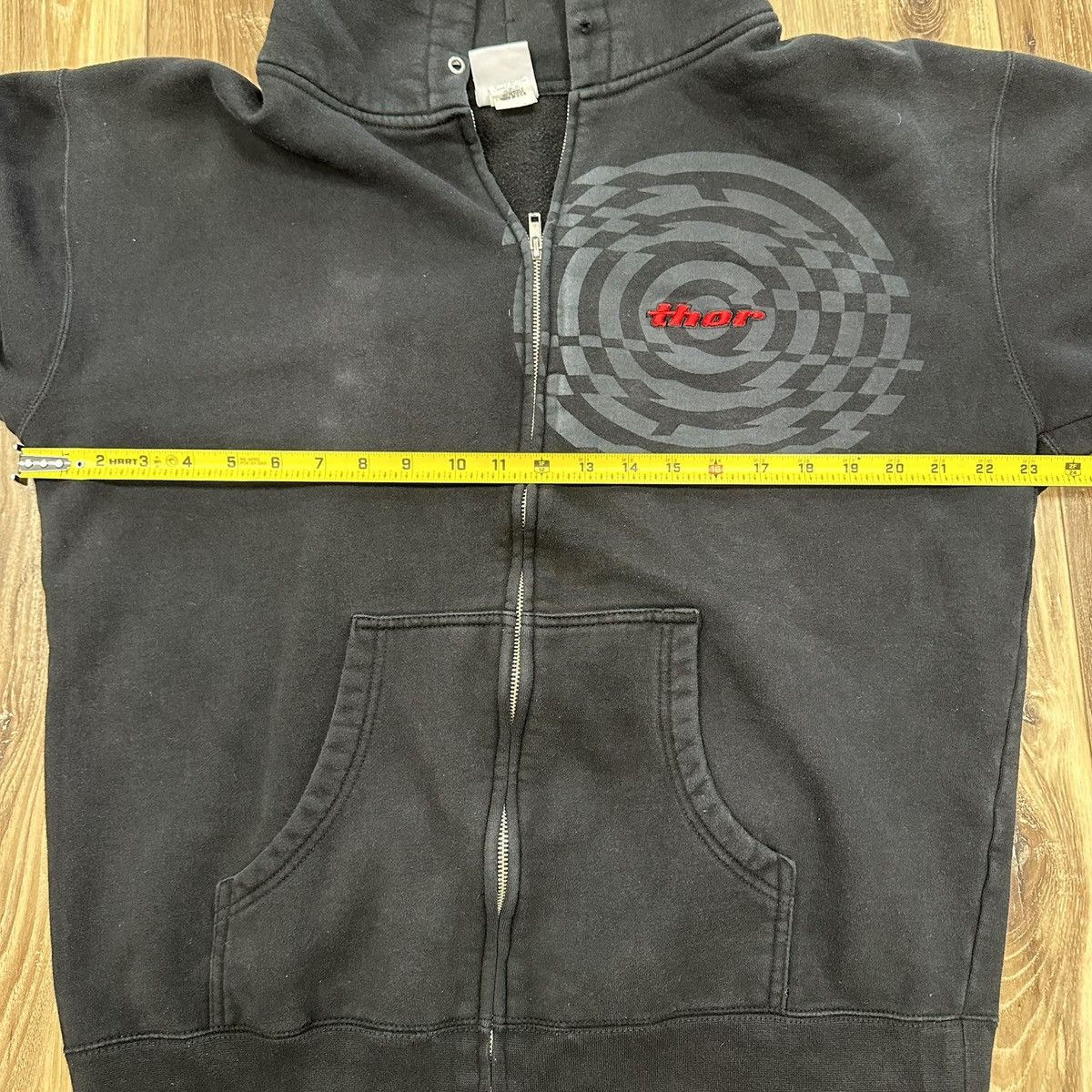 Other Y2K Thor MX Racing Motocross Full Zip Hoodie Made in USA Size US L / EU 52-54 / 3 - 7 Thumbnail