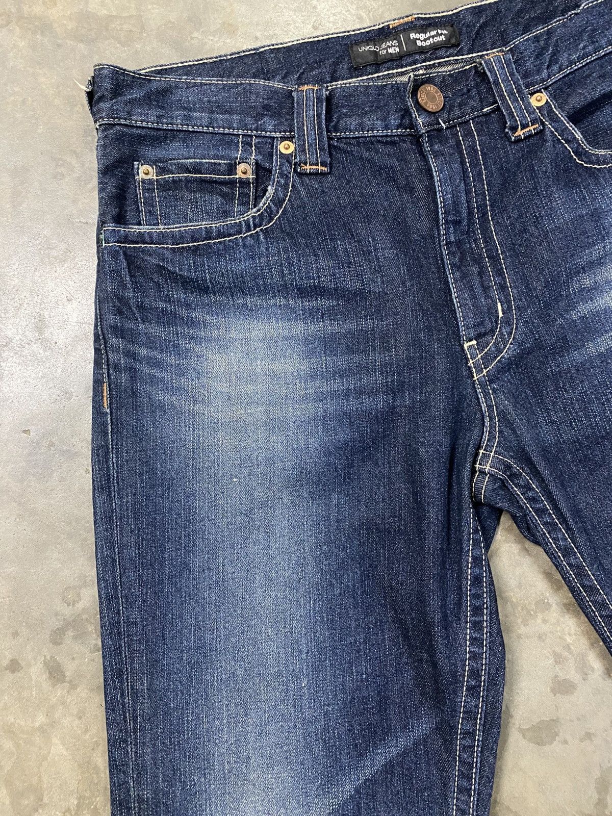 If Six Was Nine × Tornado Mart × Uniqlo Japan Uniqlo Jeans Regular Fit Bootcut Flared @266 Size US 32 / EU 48 - 9 Thumbnail