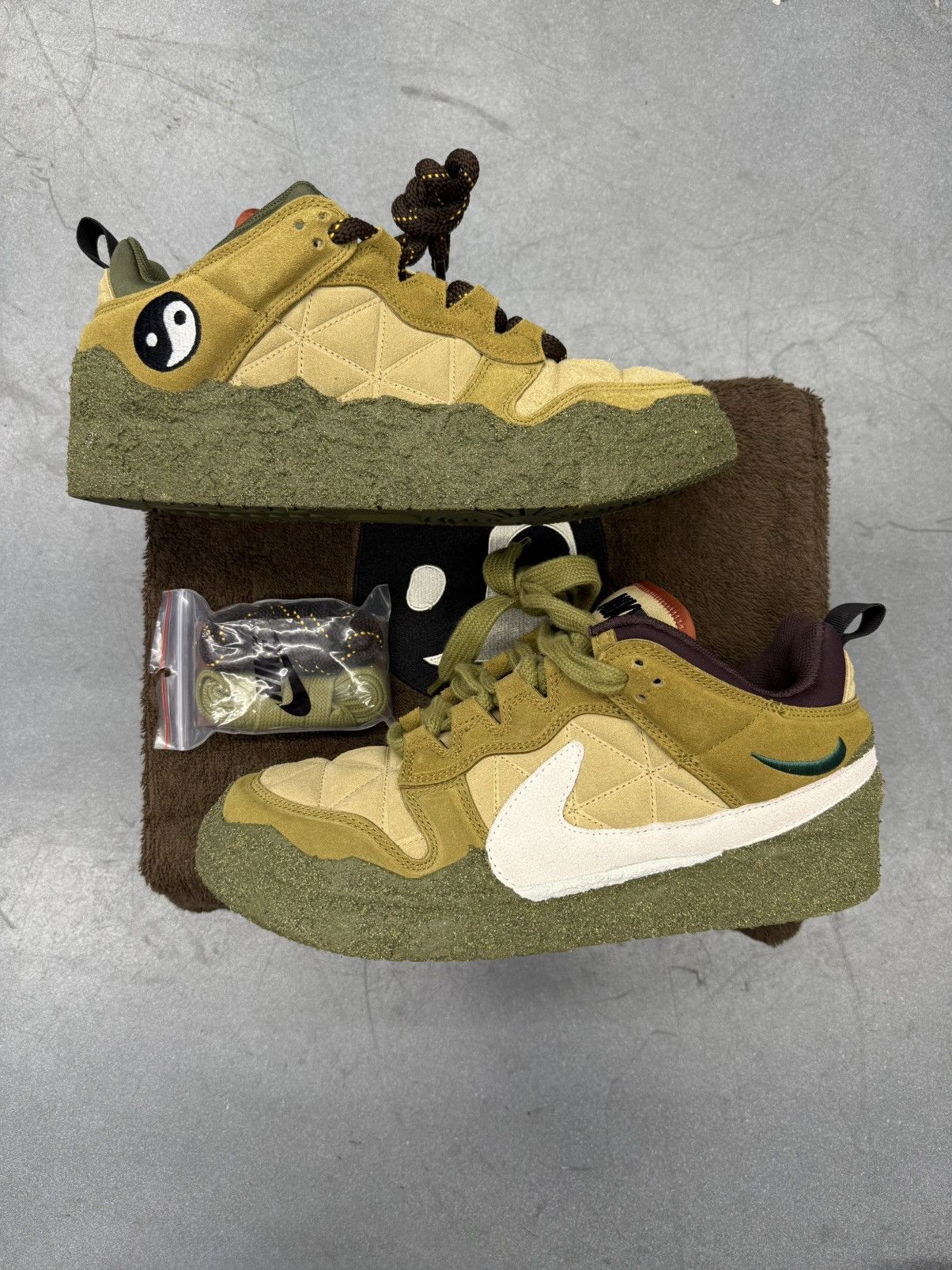 Cactus Plant Flea Market × Nike 2022 Nike CPFM Flea 1 Cactus Plant Flea Market Dessert Moss Size US 12 / EU 45 - 1 Thumbnail
