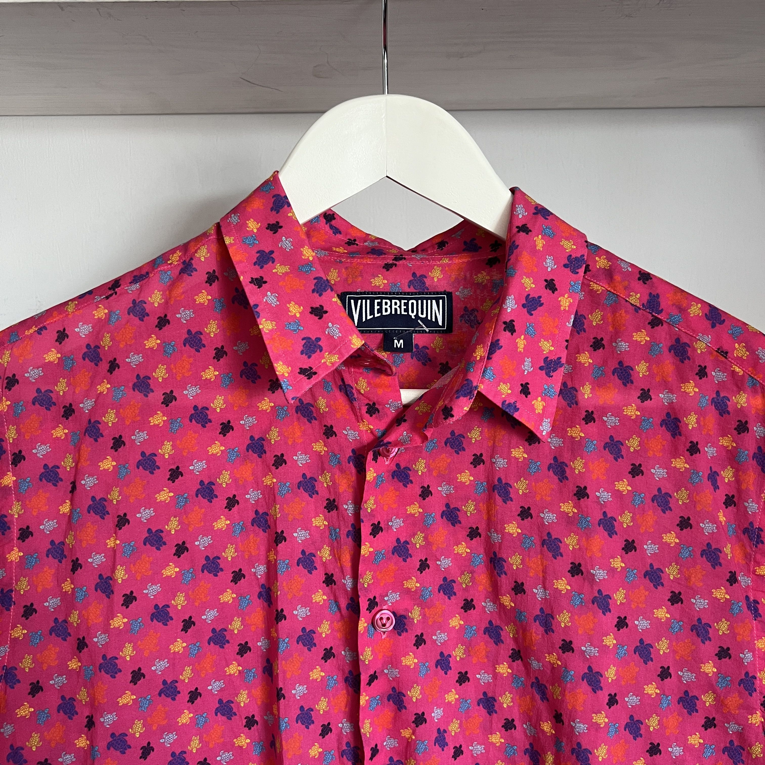 Vilebrequin Men's VILEBREQUIN Cotton Casual Logo Pink Shirt Size M Size US S / EU 44-46 / 1 - 4 Thumbnail