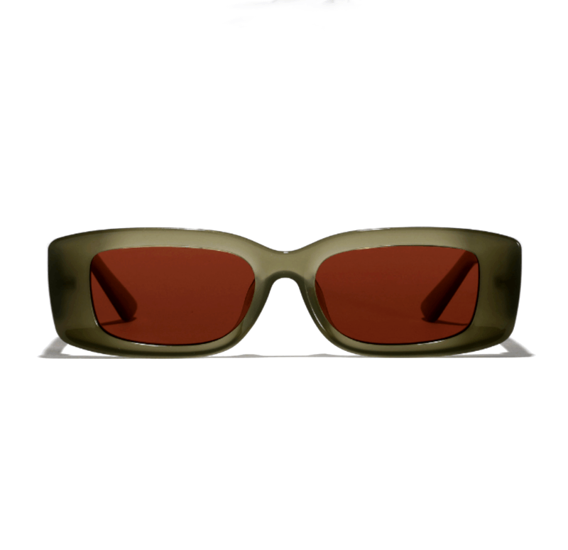 Vintage Vintage Luxury Cat-Eye Square Dull Clear Aviation Sunglasses Size ONE SIZE - 3 Thumbnail