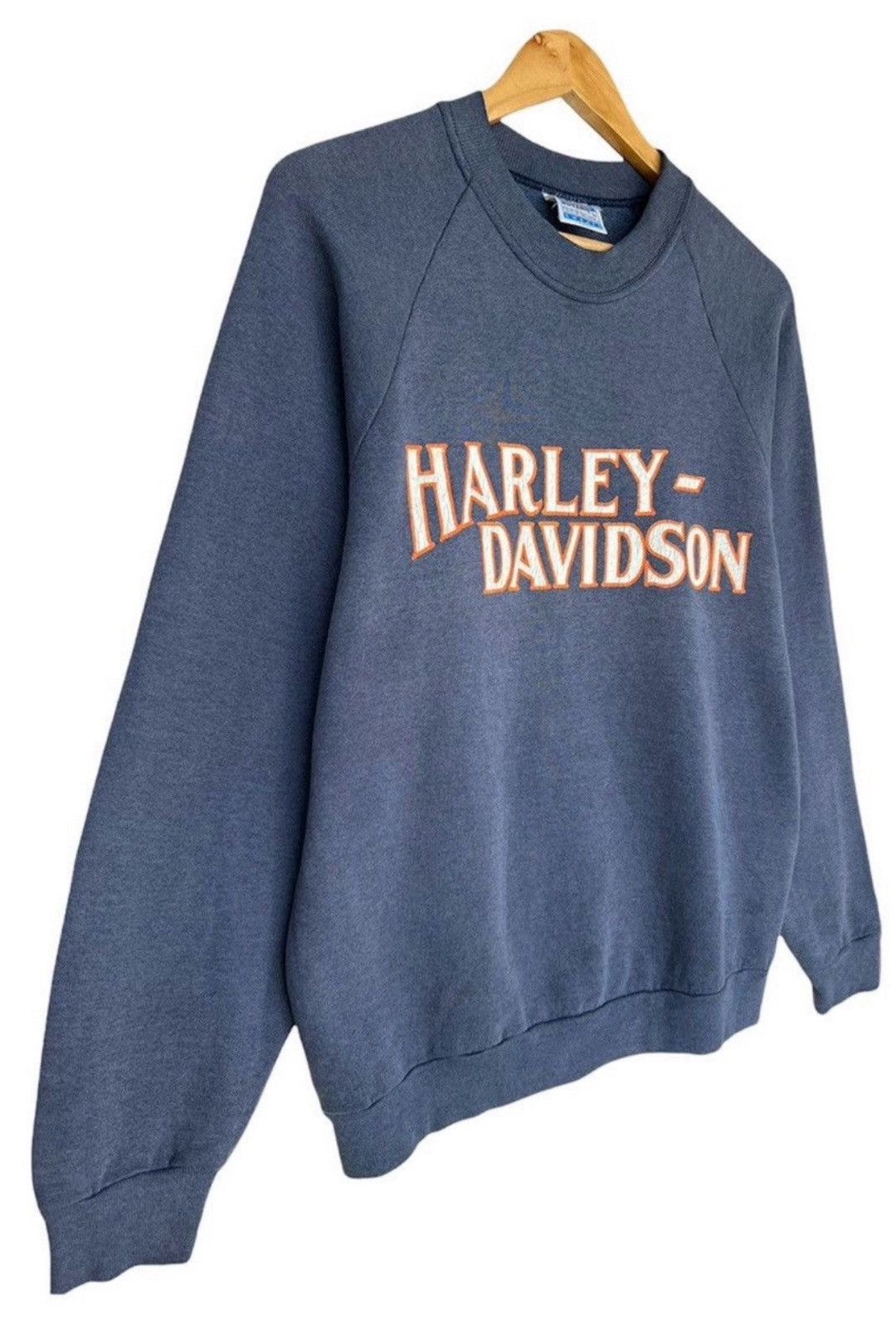 Harley Davidson × Vintage Vintage 90s Harley Davidson Spellout Logo Sweatshirt Size US S / EU 44-46 / 1 - 4 Thumbnail