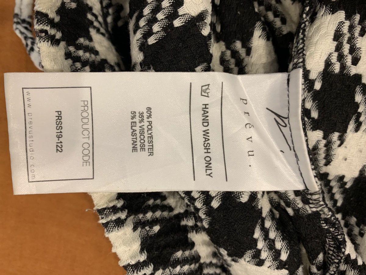 Prevu Prevu black and white houndstooth weave shorts Size US 28 / EU 44 - 4 Thumbnail