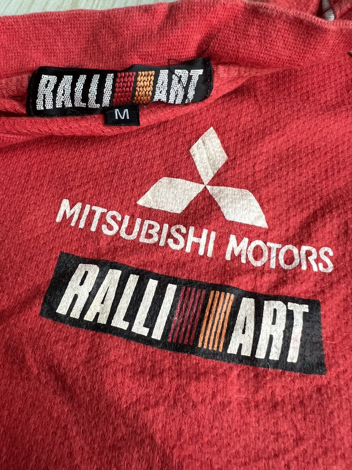 Gear for Sports × Vintage 1990s Ralli Art Mitsubishi Motorsport Pro Racing Staff Shirt Size US M / EU 48-50 / 2 - 9 Thumbnail