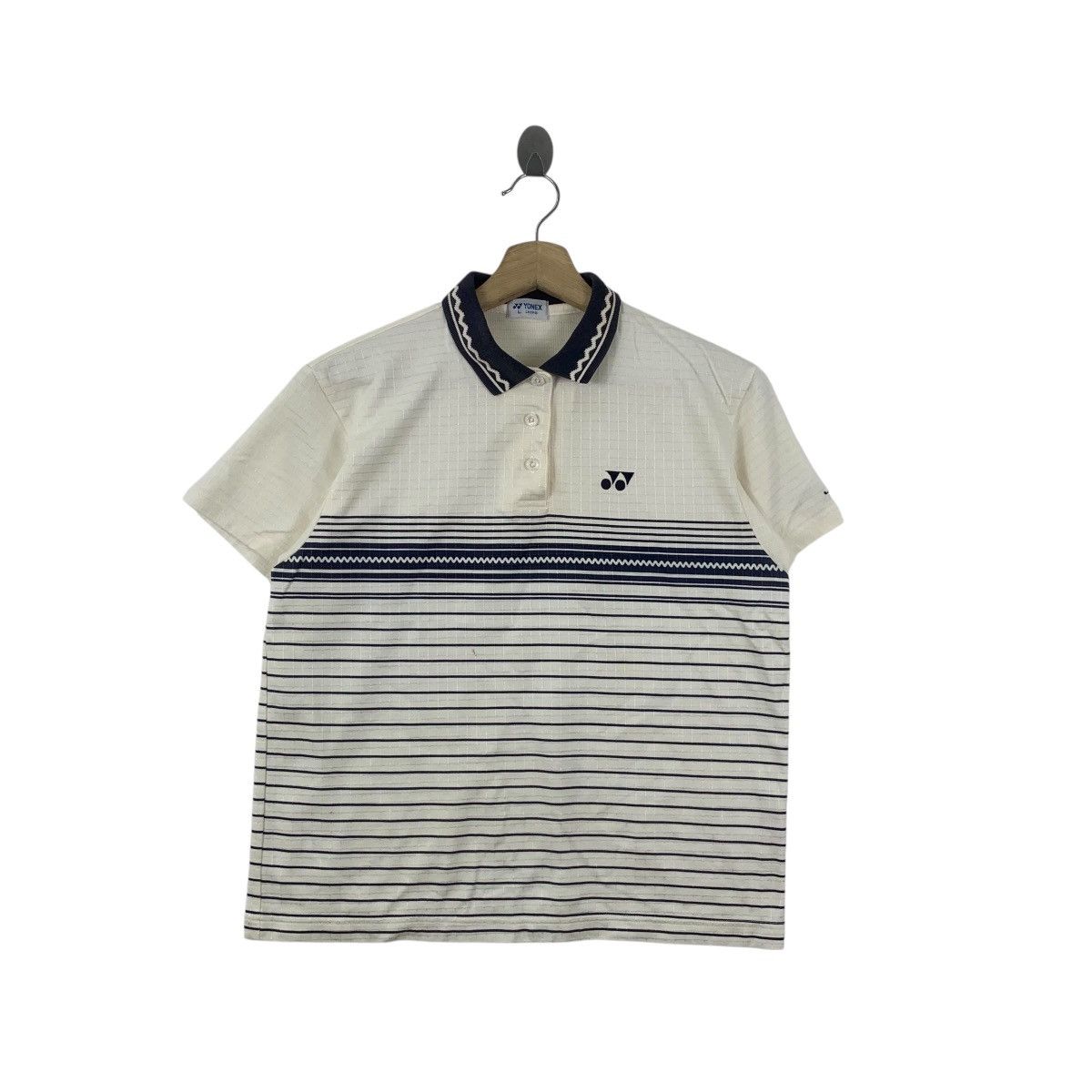 Issey Miyake Vintage ISSEY MIYAKE x YONEX JAPAN Collection Polo Tee Size L / US 10 / IT 46 - 3 Thumbnail