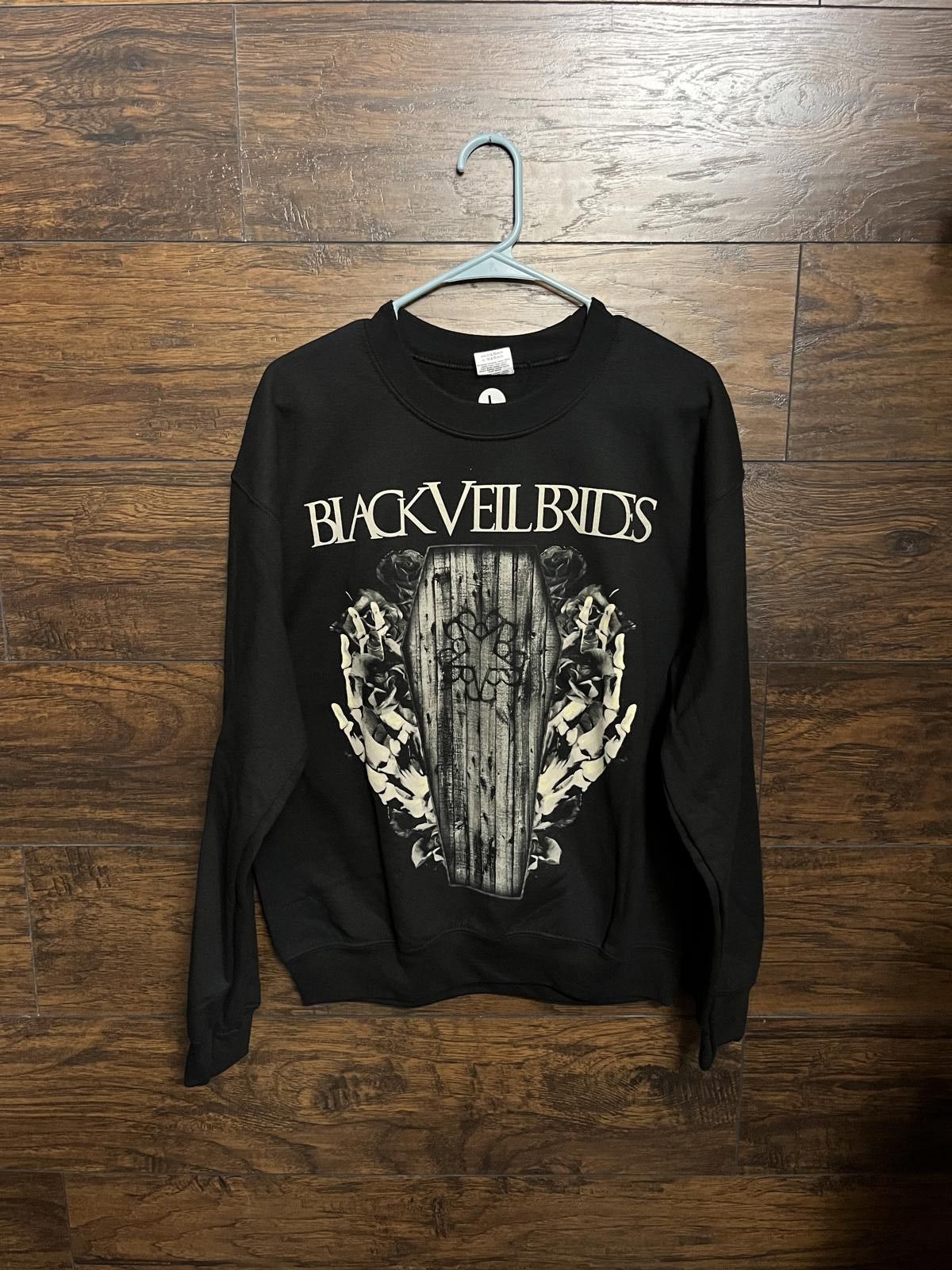 Designer Black Veil Brides Crew Neck - BVB Coffin Crew Pullover - L Size US L / EU 52-54 / 3 - 1 Thumbnail