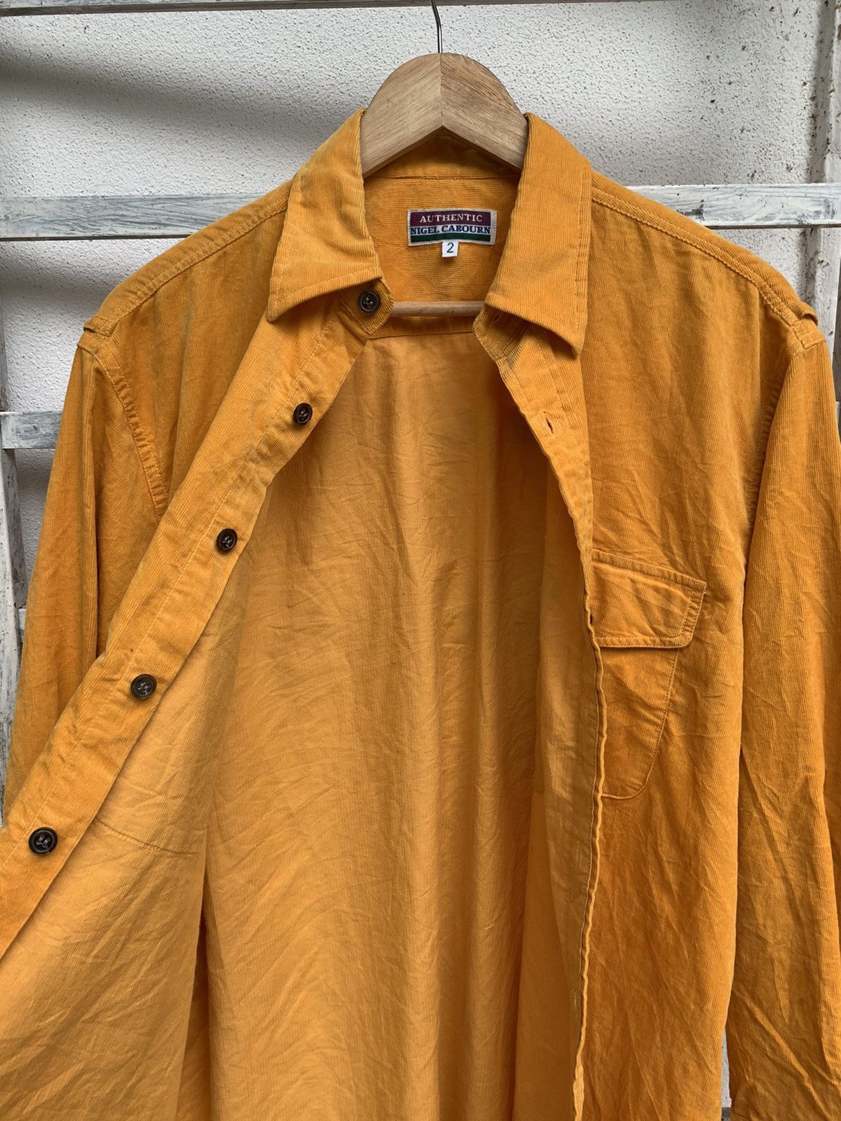 Designer × Nigel Cabourn Nigel Cabourn Button Up long Sleeve Corduroy Size US XL / EU 56 / 4 - 10 Thumbnail