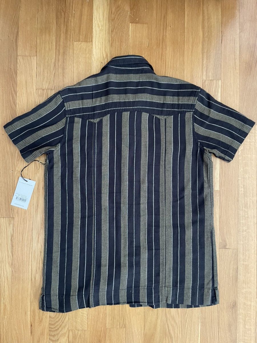 Corridor Corridor Black Olive Stripe Summer Shirt short sleeve Size US XS / EU 42 / 0 - 2 Thumbnail