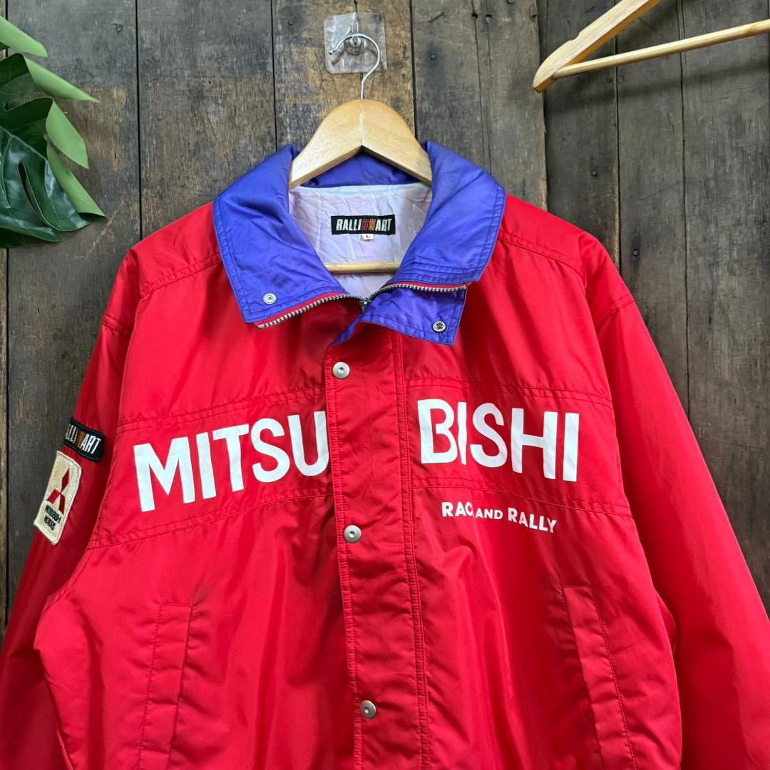 Vintage Vintage Mitsubishi Ralliart Bomber Jacket Size US L / EU 52-54 / 3 - 4 Thumbnail