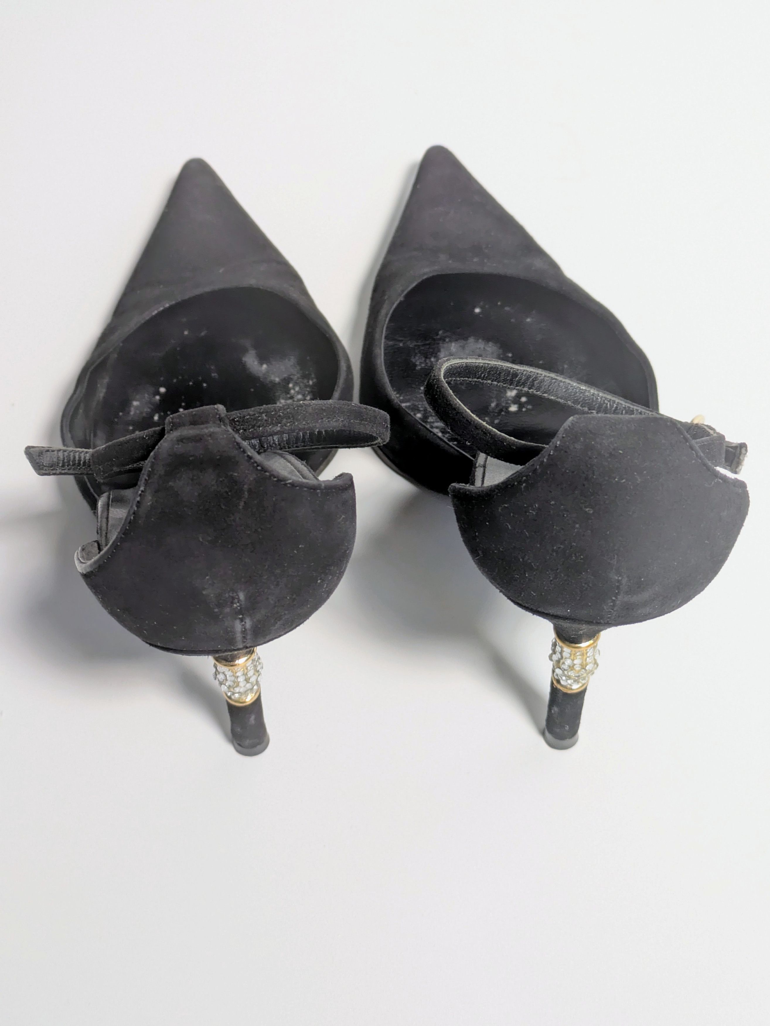 Gucci Frida Giannini-era Gucci heels - embellished bamboo detail Size US 5.5 / IT 35.5 - 6 Thumbnail