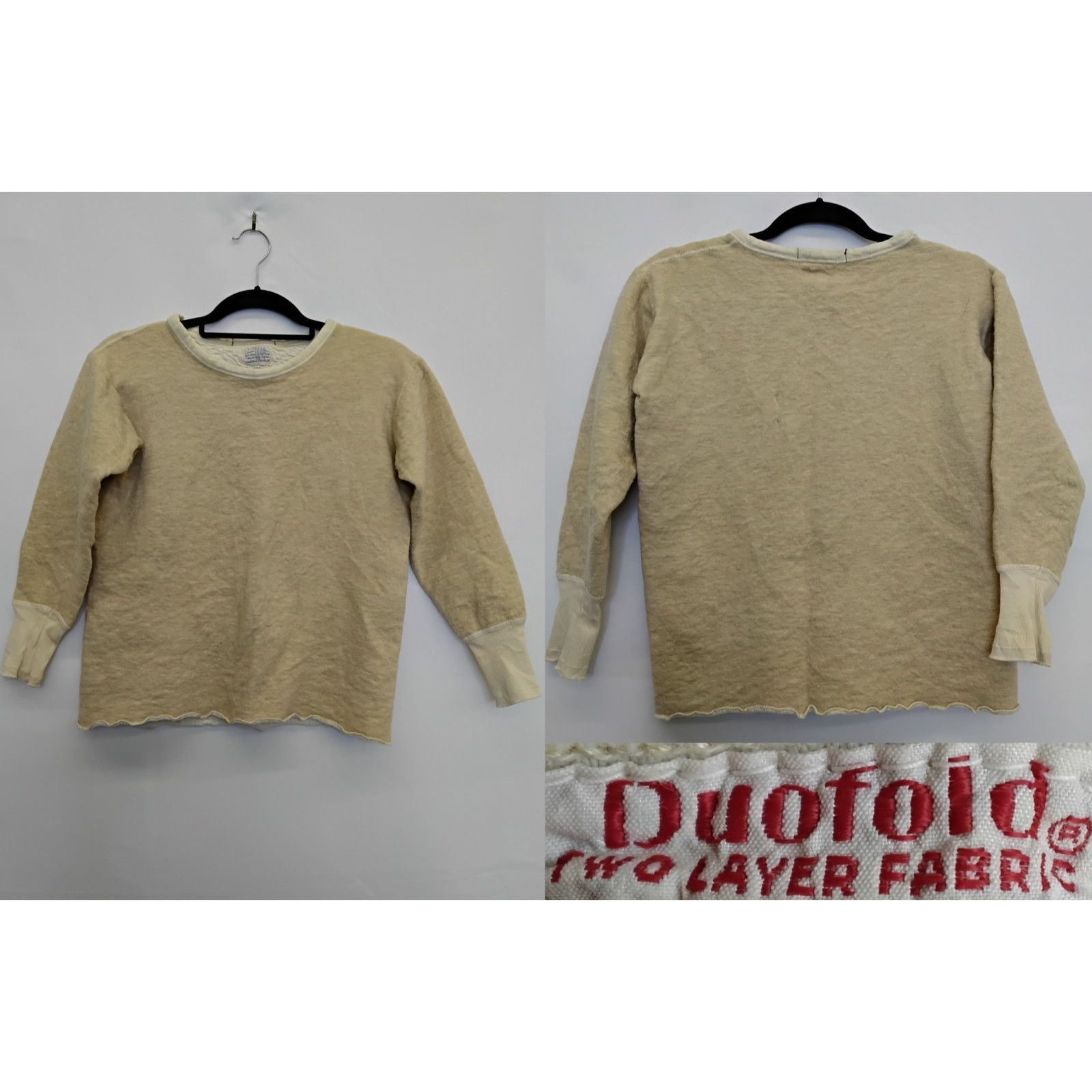 Other Duofold 2 Layer Shirt Men 46 Tan VTG 70's Style 837 Shrunk Size US XS / EU 42 / 0 - 1 Thumbnail