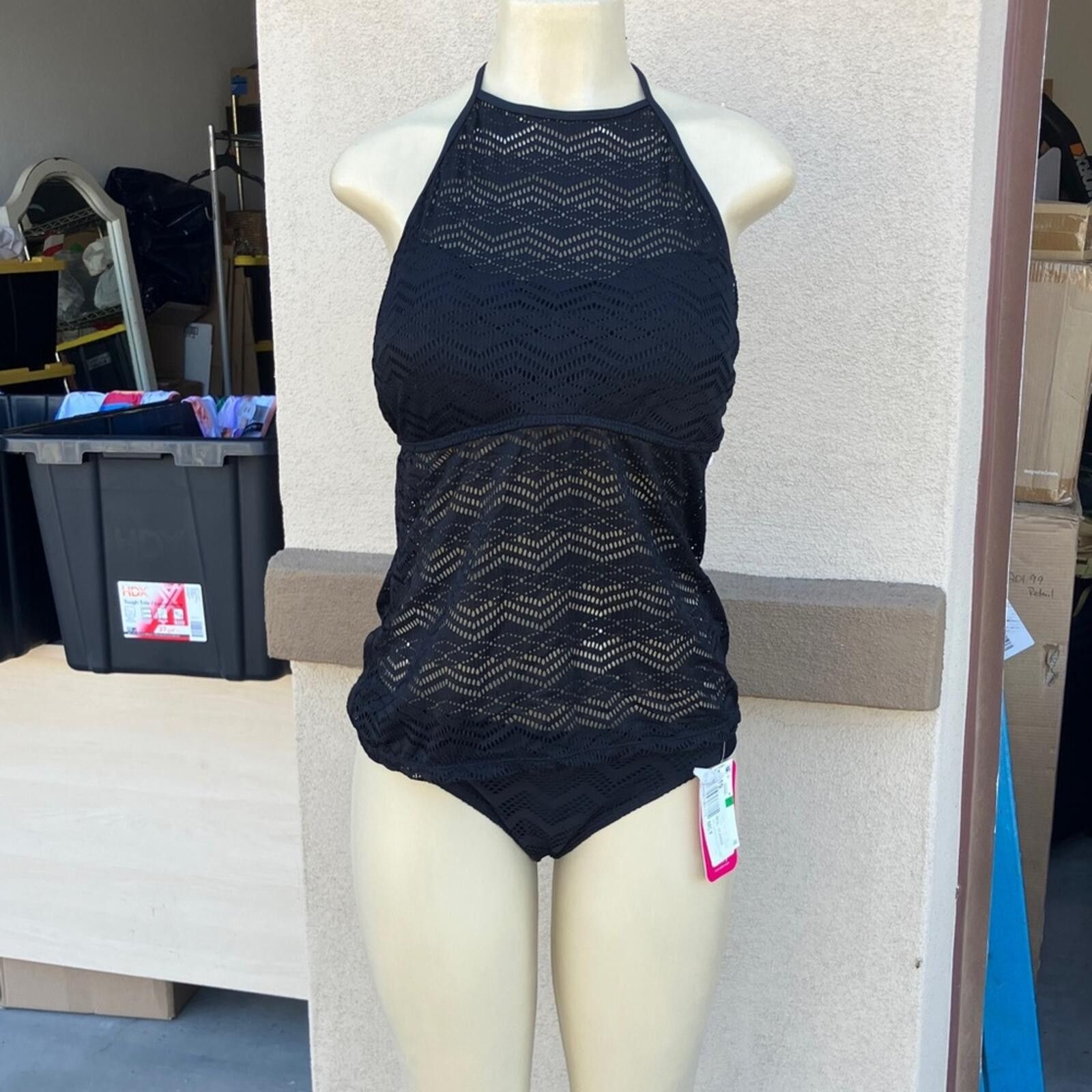 Other NWT Hula Honey Black Halter 2-Piece Swim Size ONE SIZE - 1 Thumbnail