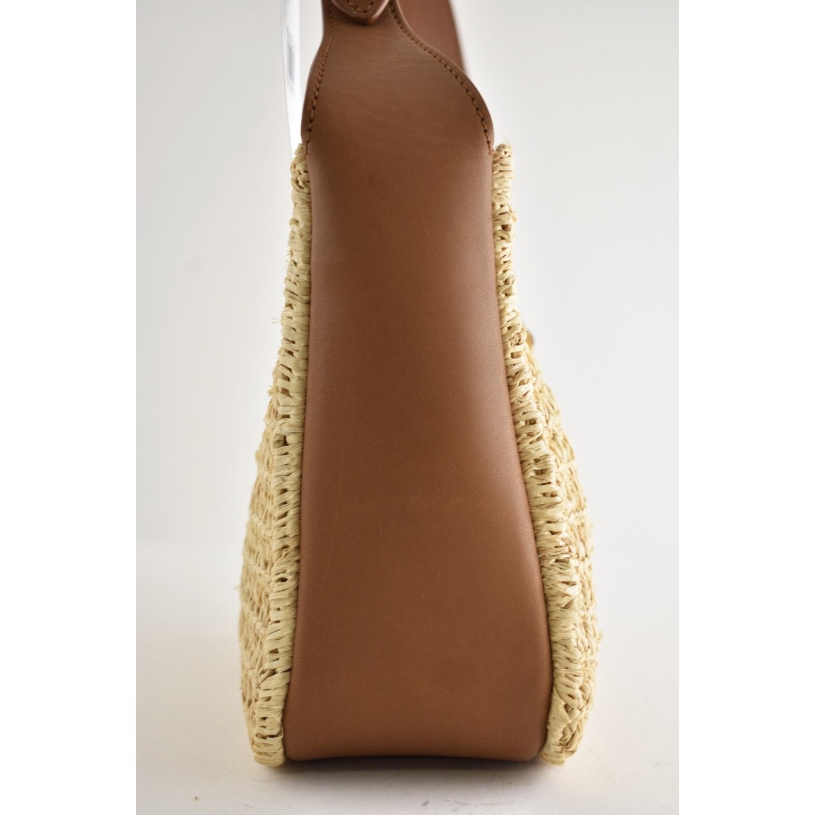 Yves Saint Laurent Saint Laurent Baby Le 5 A 7 Raffia YSL Hobo Bucket Bag Size ONE SIZE - 10 Thumbnail