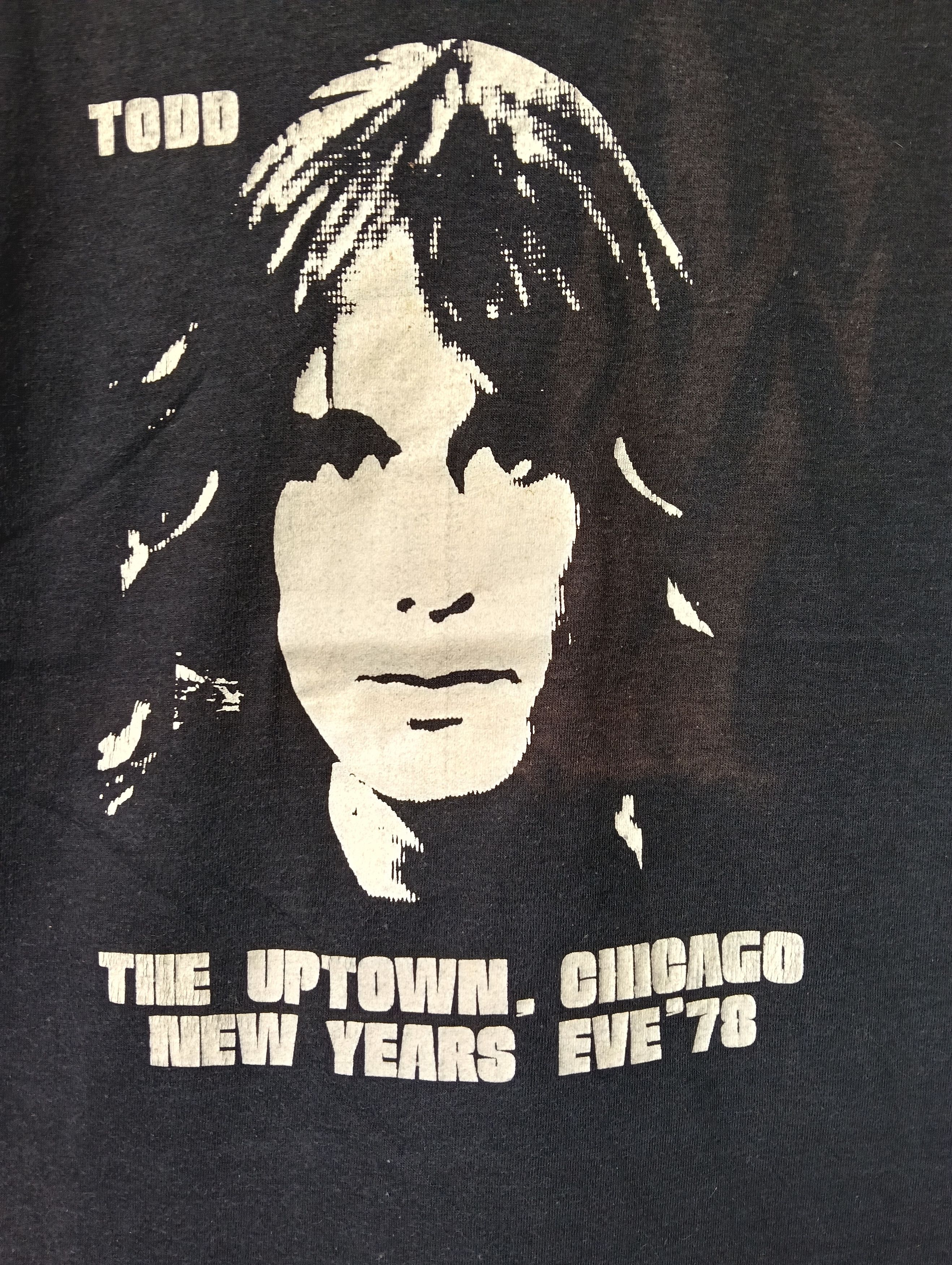Vintage Todd live Chicago 1978 Tour Vtg T Shirt. Size US S / EU 44-46 / 1 - 2 Thumbnail