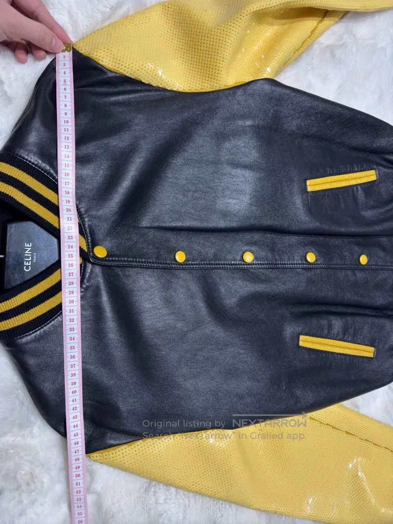 Celine CELINE Heavy Duty Scale Leather Jacket Size US S / EU 44-46 / 1 - 5 Thumbnail