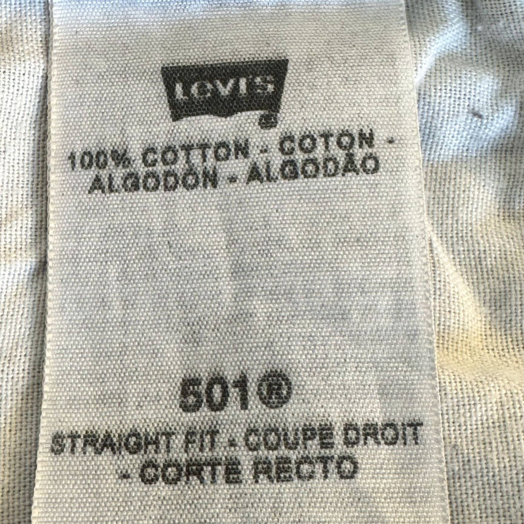 Levi's VINTAGE Levi's 501 Jeans Mens 42x32 Gray Straight Jeans Button Fly Denim Classic Style Fits Classic 5-Pocket Logo Mens Size US 42 / EU 58 - 6 Thumbnail
