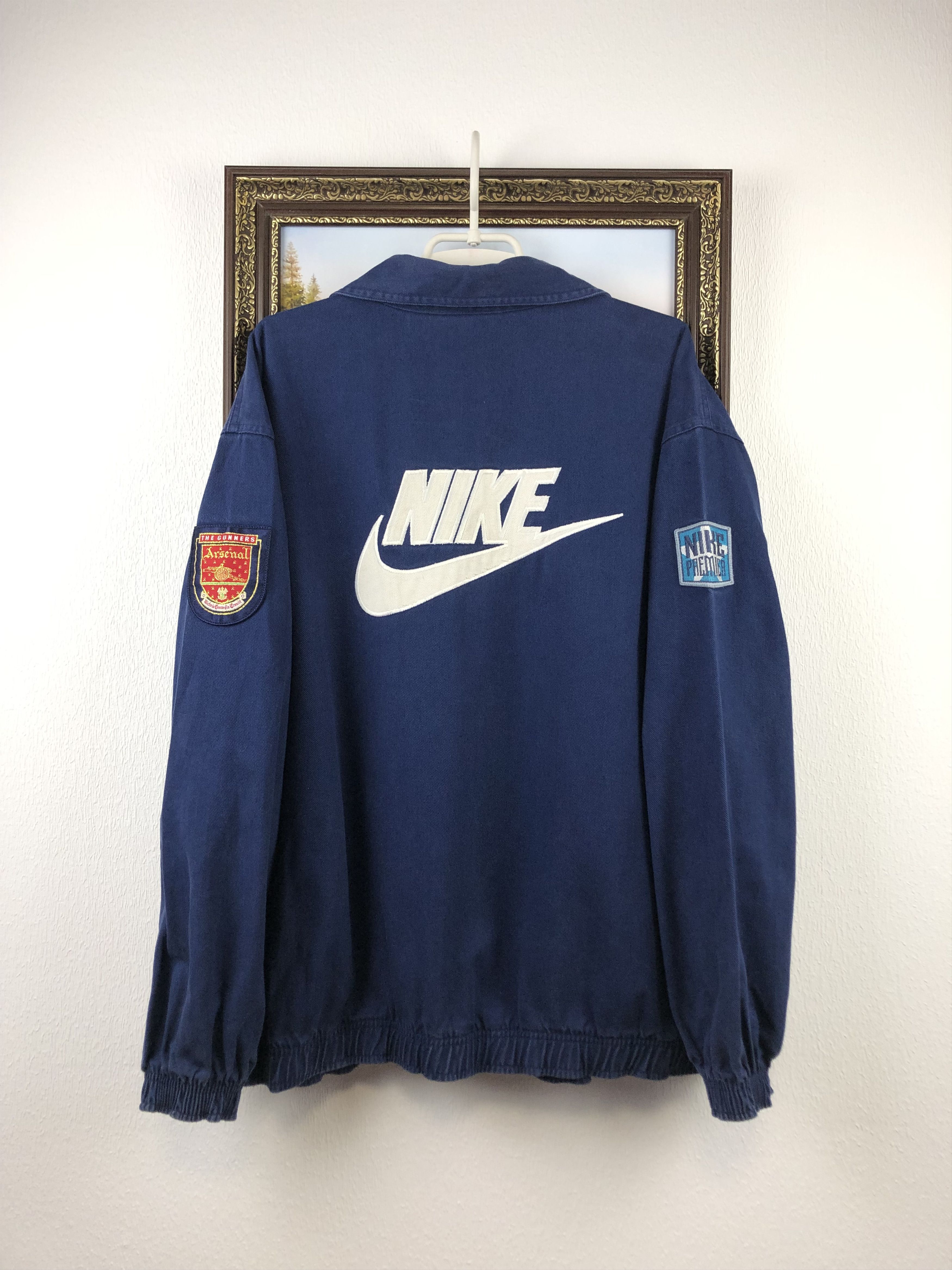 Nike Vintage Premier Arsenal Player Warm Up Sweatshirt Jacket Size US XL / EU 56 / 4 - 13 Thumbnail