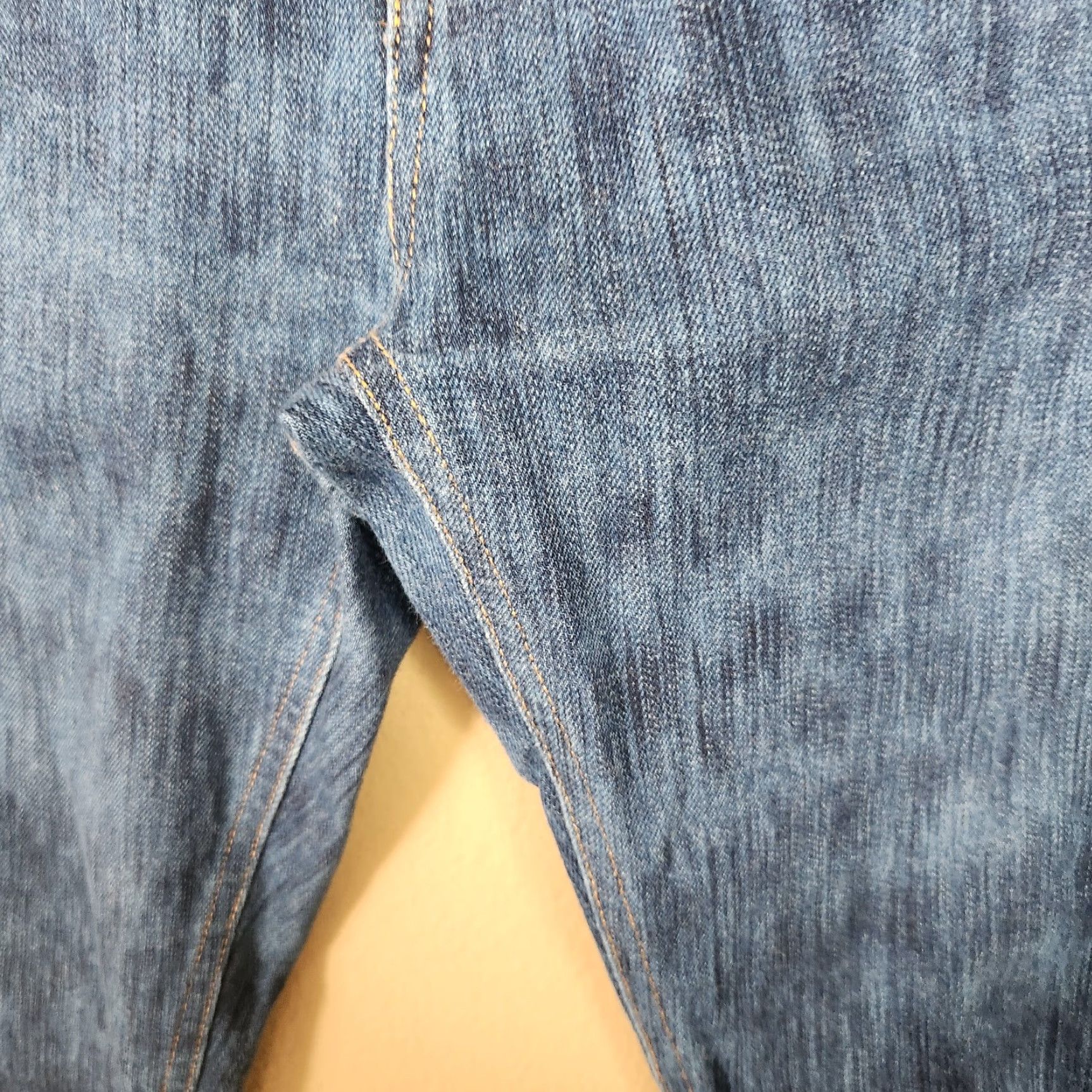 Vintage Naked & Famous Denim Womens Blue Kasuri Stretch Selvedge High Rise Skinny Jeans-Sz 28 Size 28" / US 6 / IT 42 - 4 Thumbnail