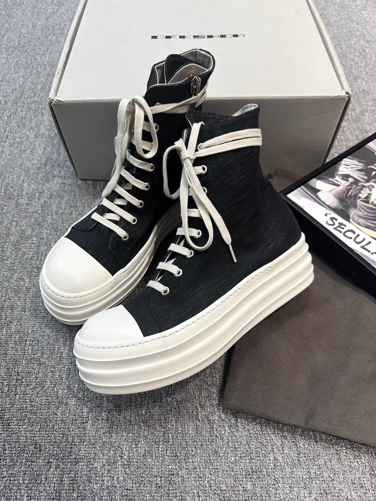 Rick Owens Rick Owens Double Sole High-top Shoes K34 Size US 9 / EU 42 - 3 Thumbnail