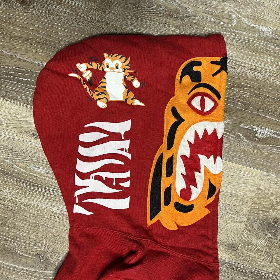 Bape RARE bape funthera militia tiger hoodie Size S / US 4 / IT 40 - 3 Thumbnail