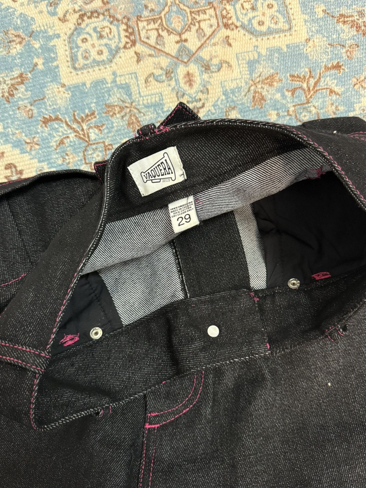 Vaquera Vaquera SS 2019 Baggy Oversized Denim Pants Size US 29 - 7 Thumbnail