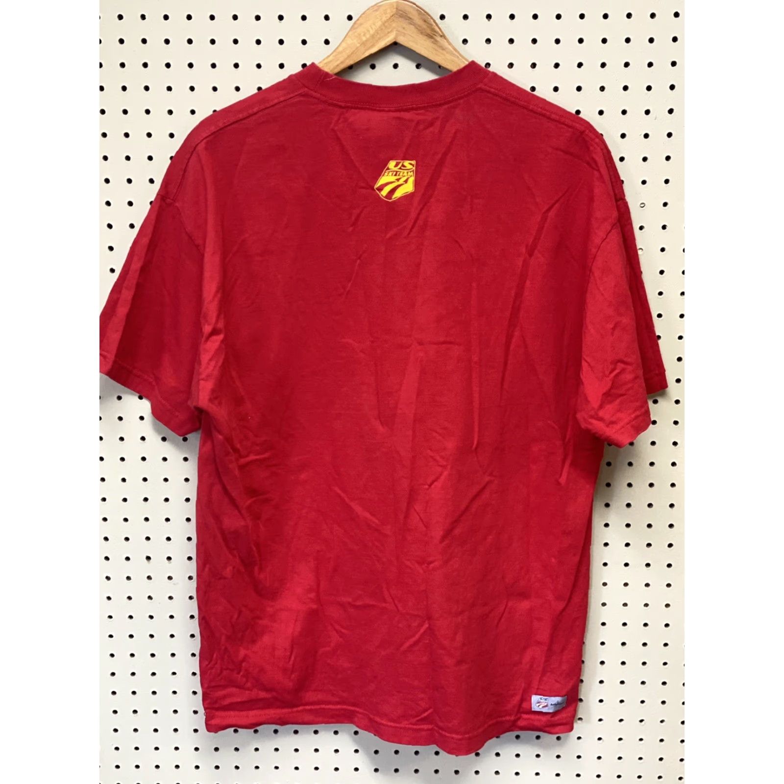 Vintage US Ski Team Olympics T-Shirt Mens XL Red Short Sleeve Winter 2006 Gorilla? Size US XL / EU 56 / 4 - 3 Thumbnail