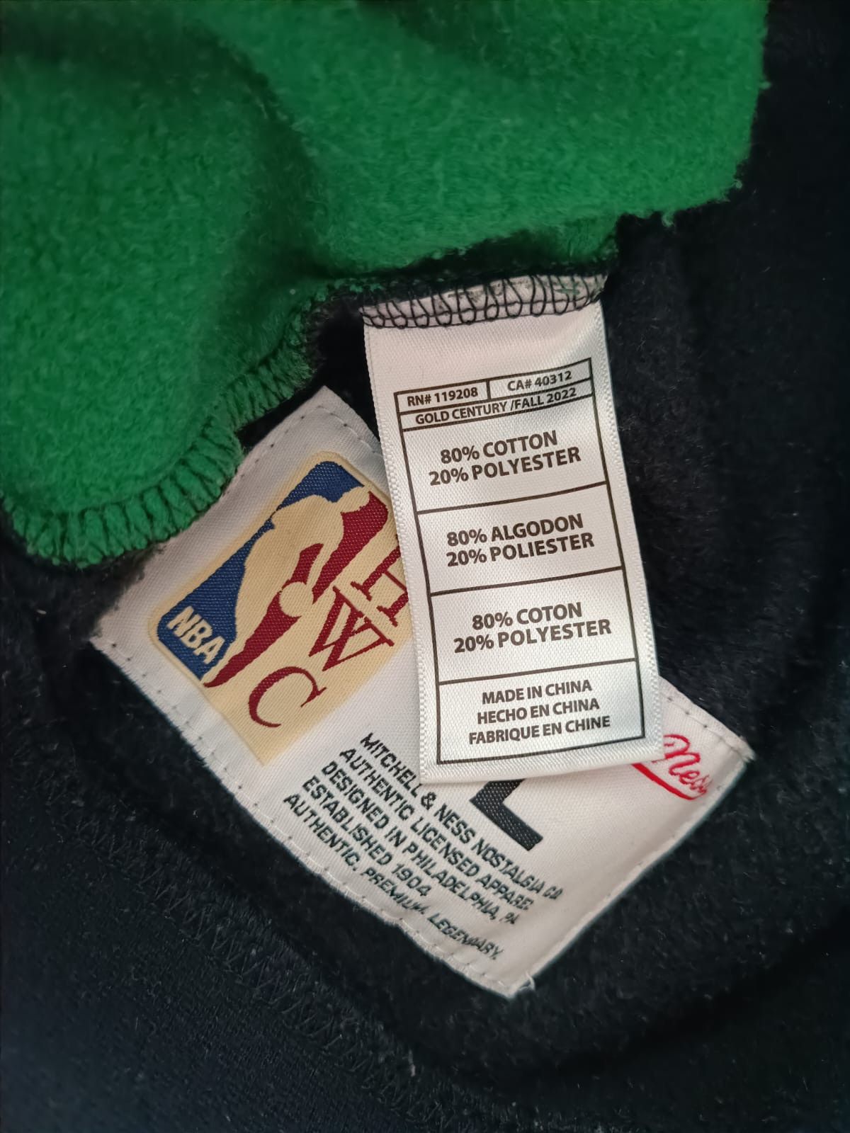 Mitchell & Ness NBA Boston Celtics Finals Vintage Mitchell & Nees Basketball Size US L / EU 52-54 / 3 - 11 Thumbnail