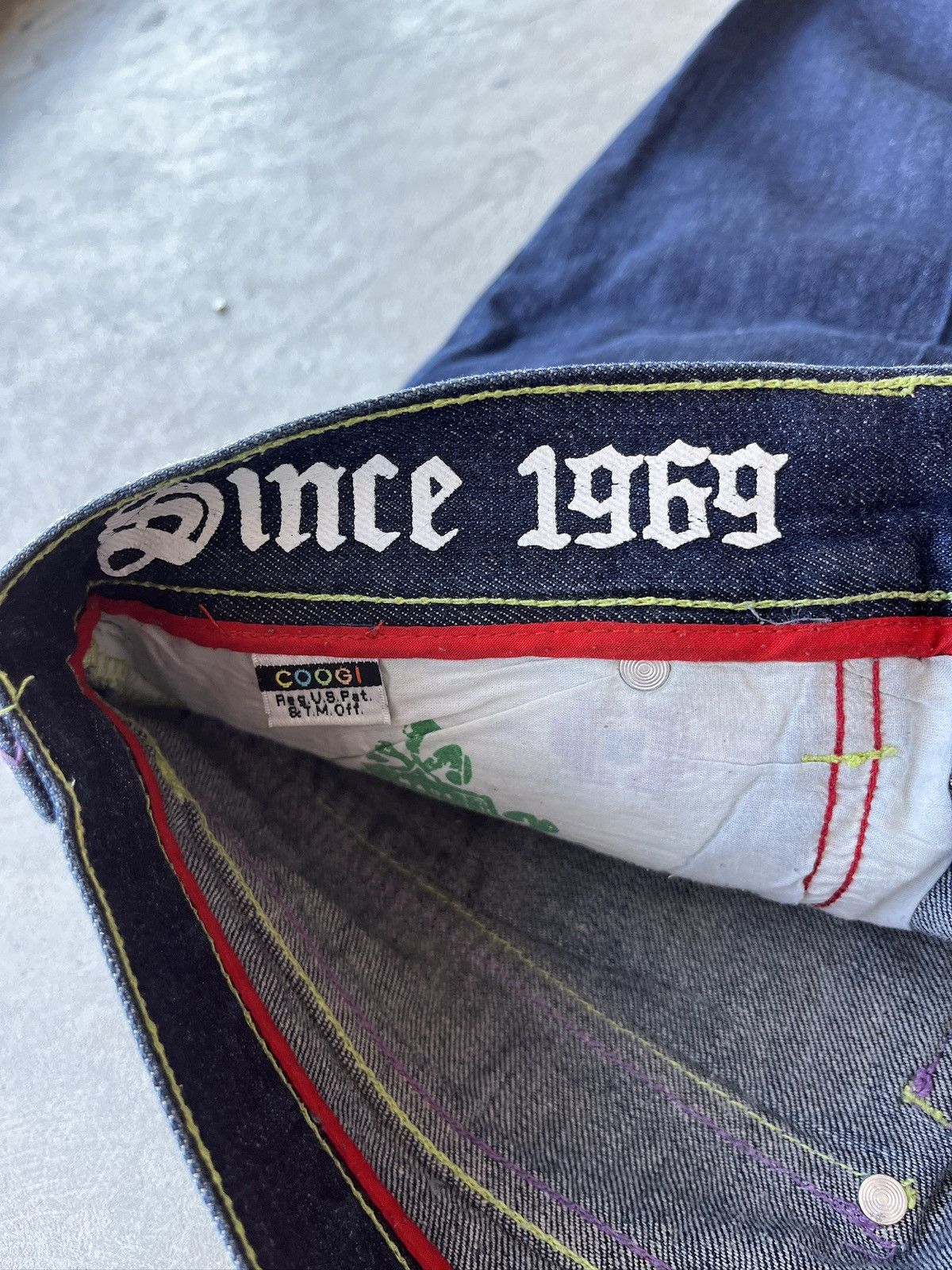 Coogi Vintage 1990s Coogi Embroidered Pocket Jeans (unisex) Size US 36 / EU 52 - 17 Thumbnail