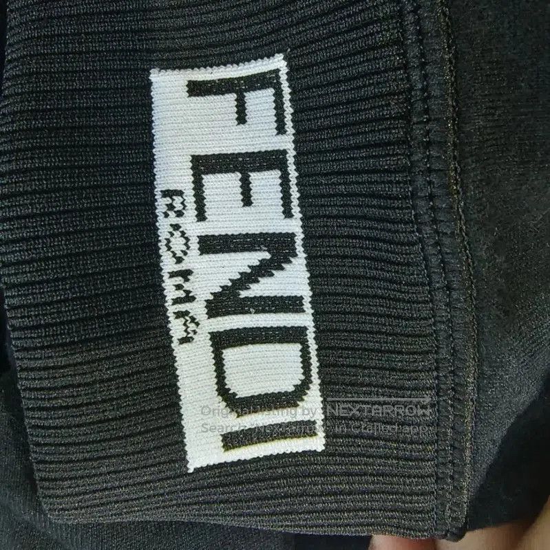 Fendi Fendi Women's Black Cotton Hoodie with Logo . Size L / US 10 / IT 46 - 4 Thumbnail