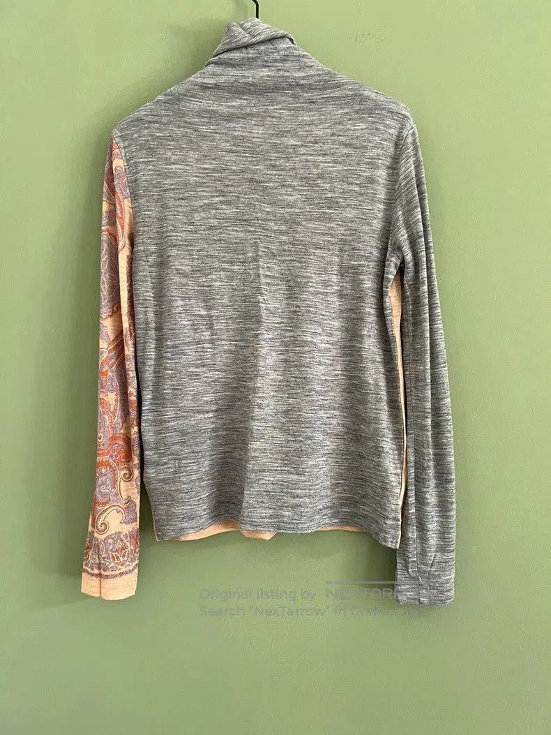 Yohji Yamamoto Yohji Yamamoto Asymmetric Wool Turtleneck Top Size US M / EU 48-50 / 2 - 2 Thumbnail
