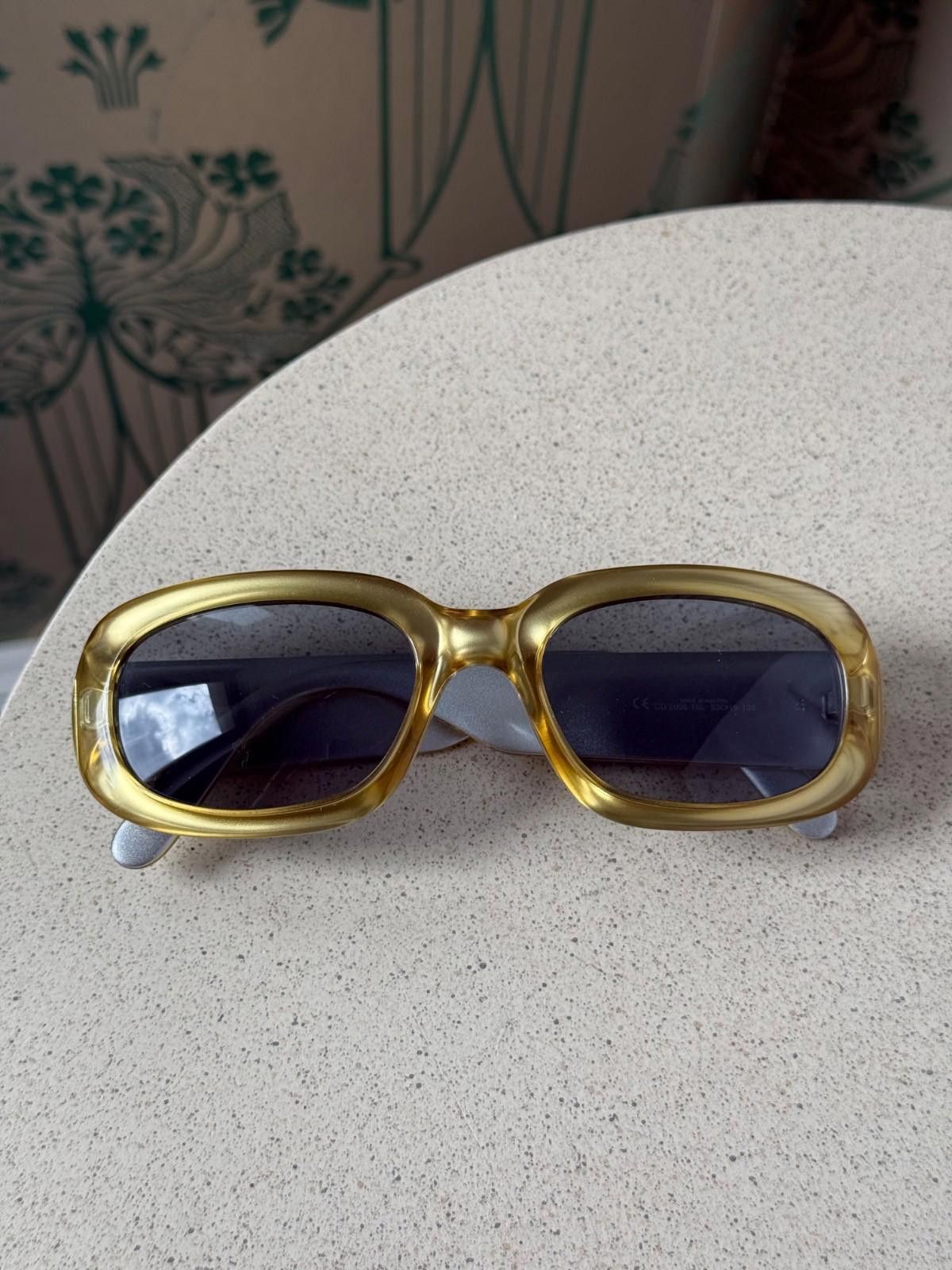 Dior Christian Dior CD 2006 Gold Canage Sunglasses Oval Womens Size ONE SIZE - 9 Thumbnail