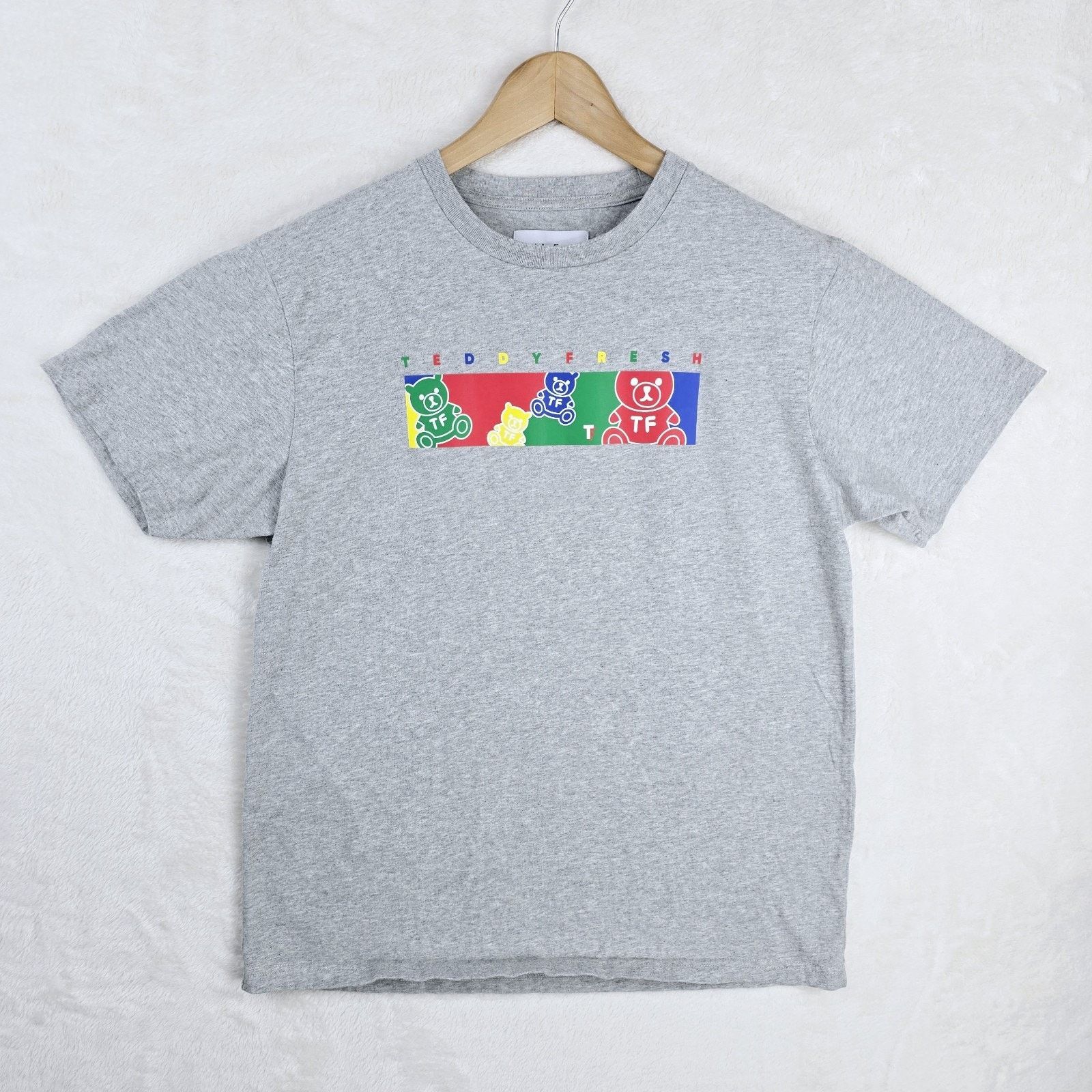 Teddy Fresh Teddy Fresh T Shirt Mens Large Gray Short Sleeve Spellout Size US L / EU 52-54 / 3 - 2 Thumbnail