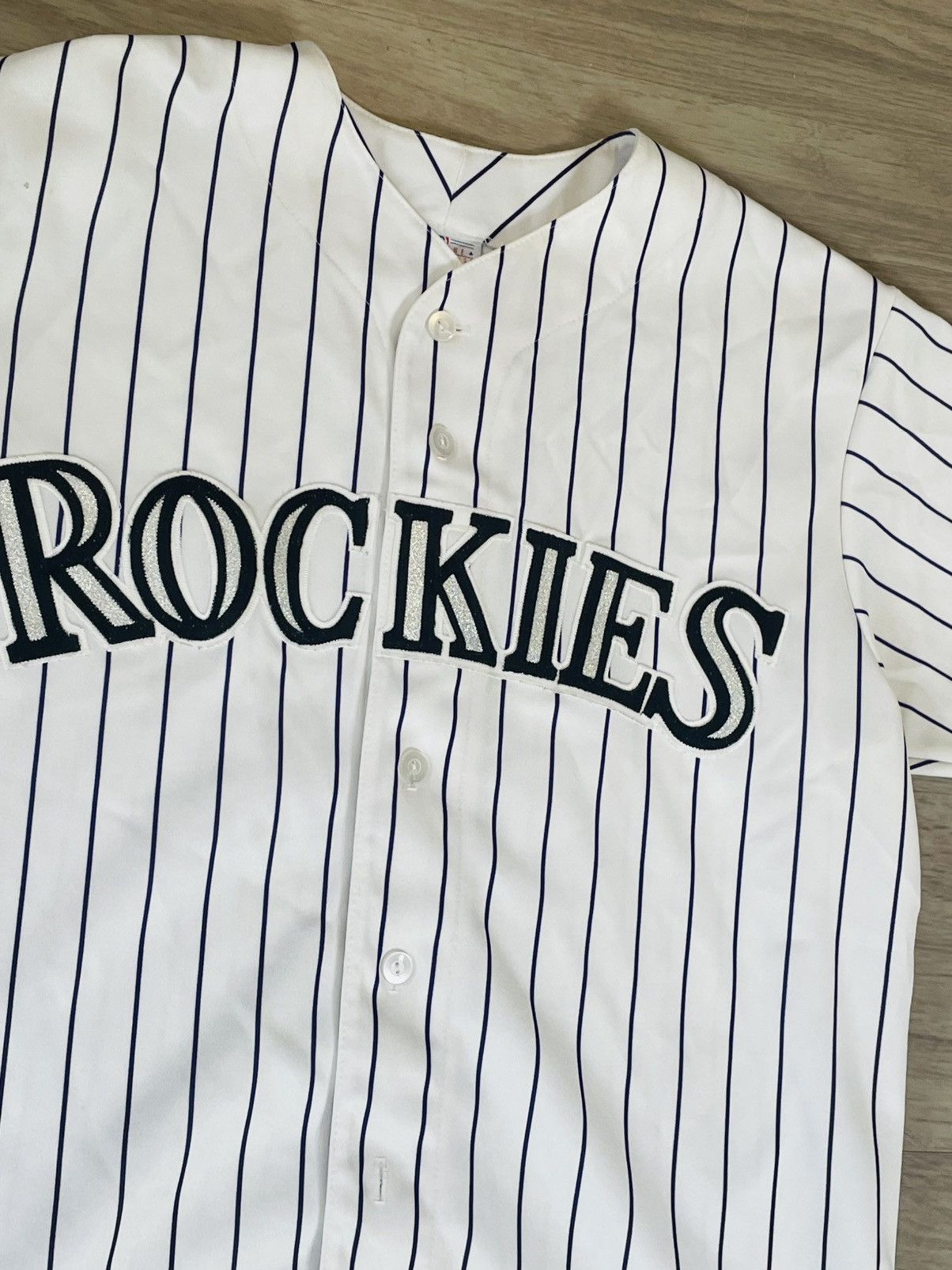 MLB VTG Majestic Made In USA Colorado Rockies Baseball Jersey L Size US M / EU 48-50 / 2 - 2 Thumbnail