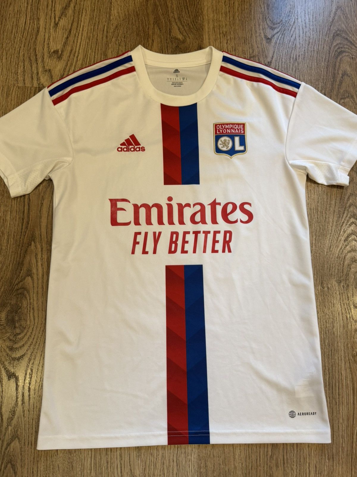 Adidas LYON ADIDAS 2022/2023 FOOTBALL HOME JERSEY SIZE S HC0975 Size US S / EU 44-46 / 1 - 1 Thumbnail