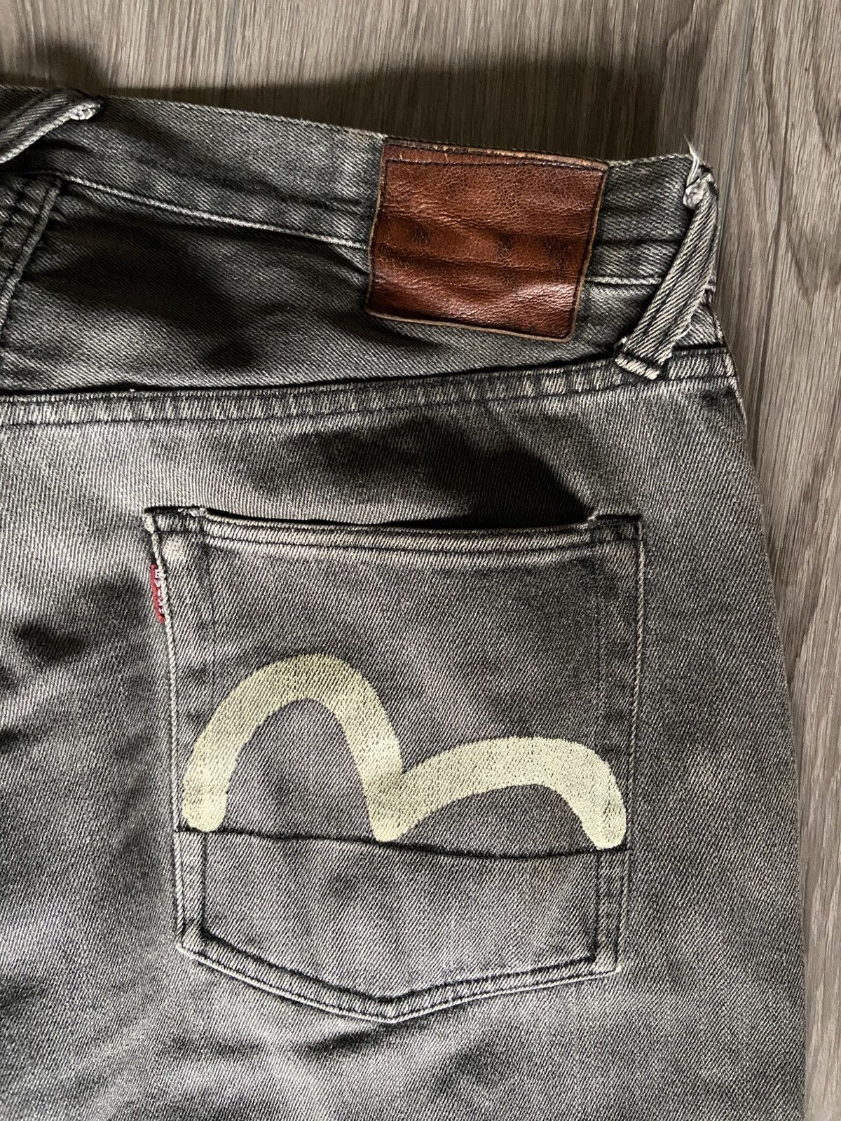 Evisu Grey Evisu Classic Seagull Denim Pants Jeans Size US 36 / EU 52 - 2 Thumbnail