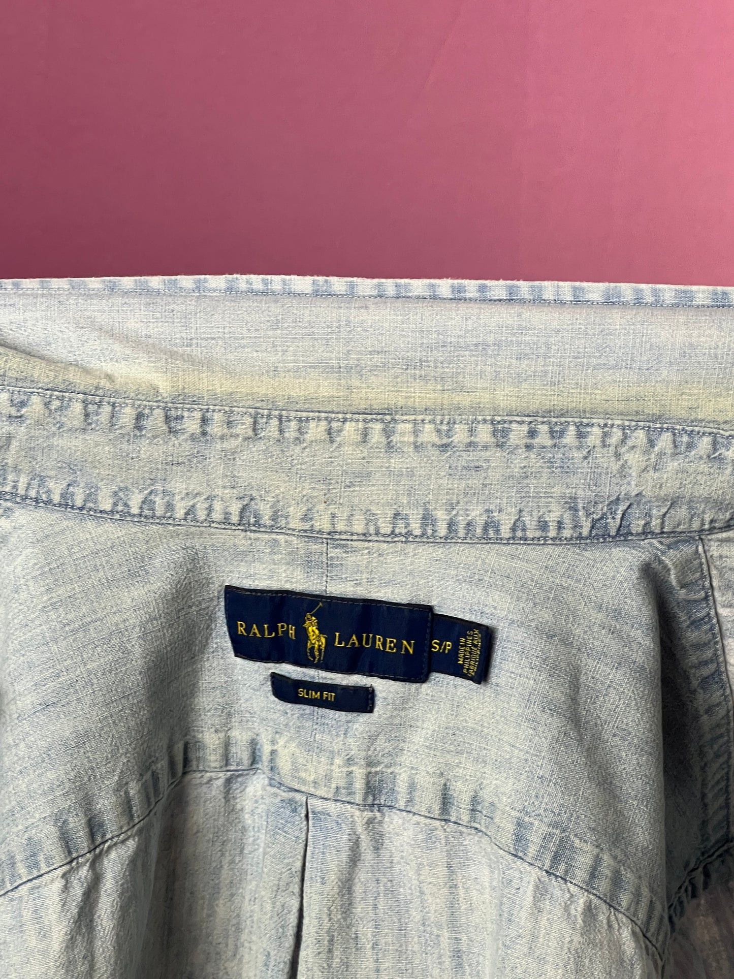 Polo Ralph Lauren × Vintage Ralph Lauren Vintage Men's Slim Fit Shirt - S Size US S / EU 44-46 / 1 - 6 Thumbnail