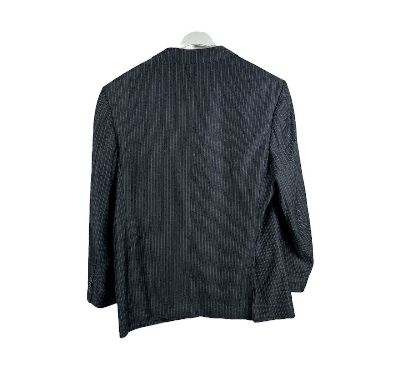 Giorgio Armani × Vintage Vintage Giorgio Armani striped wool blazer jacket luxury Size 46R - 2 Thumbnail