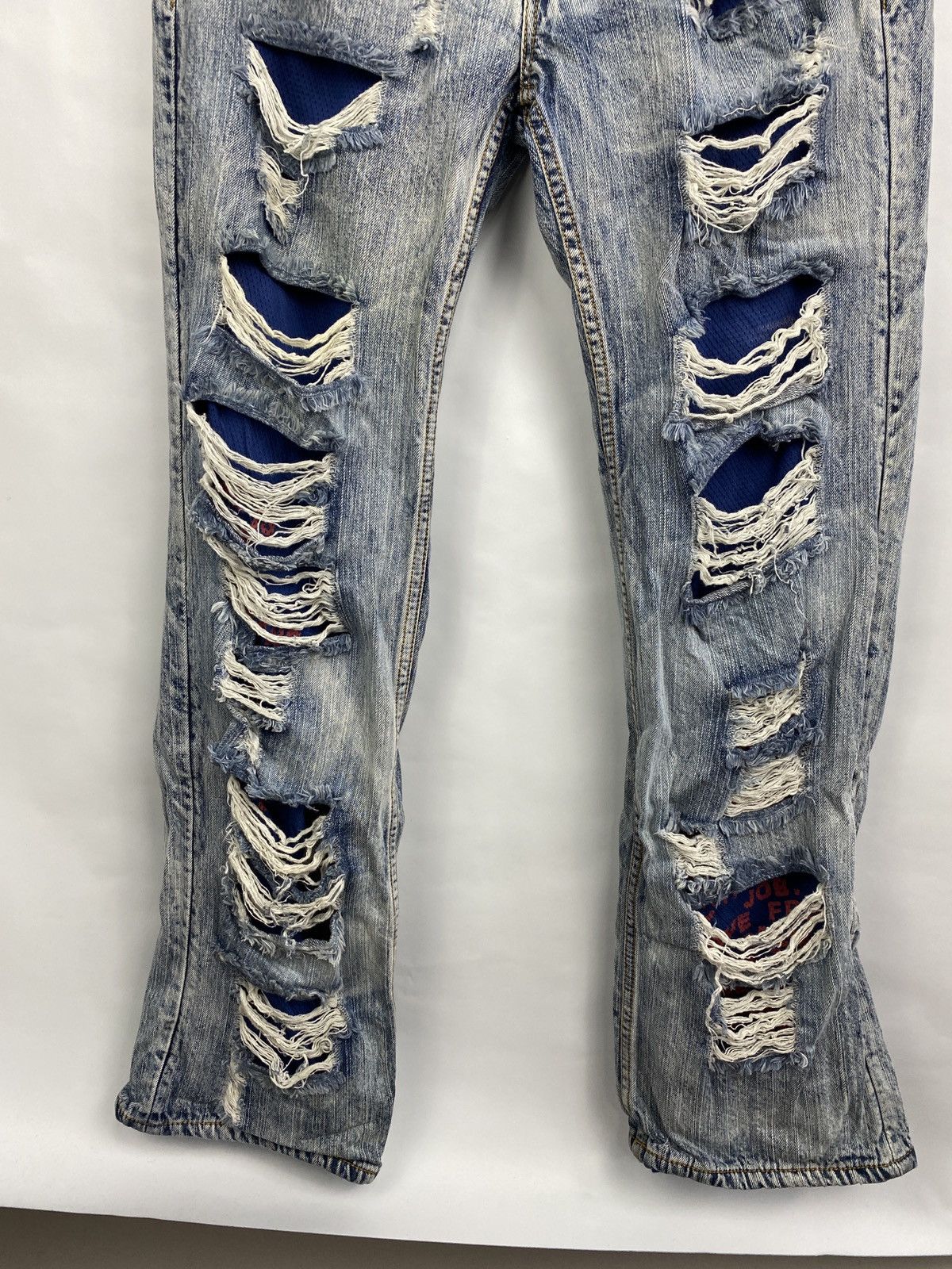 Hysteric Glamour 🇺🇸 Rare Tough Jeansmith Japan Distressed Jeans Y2K Hype Size US 34 / EU 50 - 4 Thumbnail