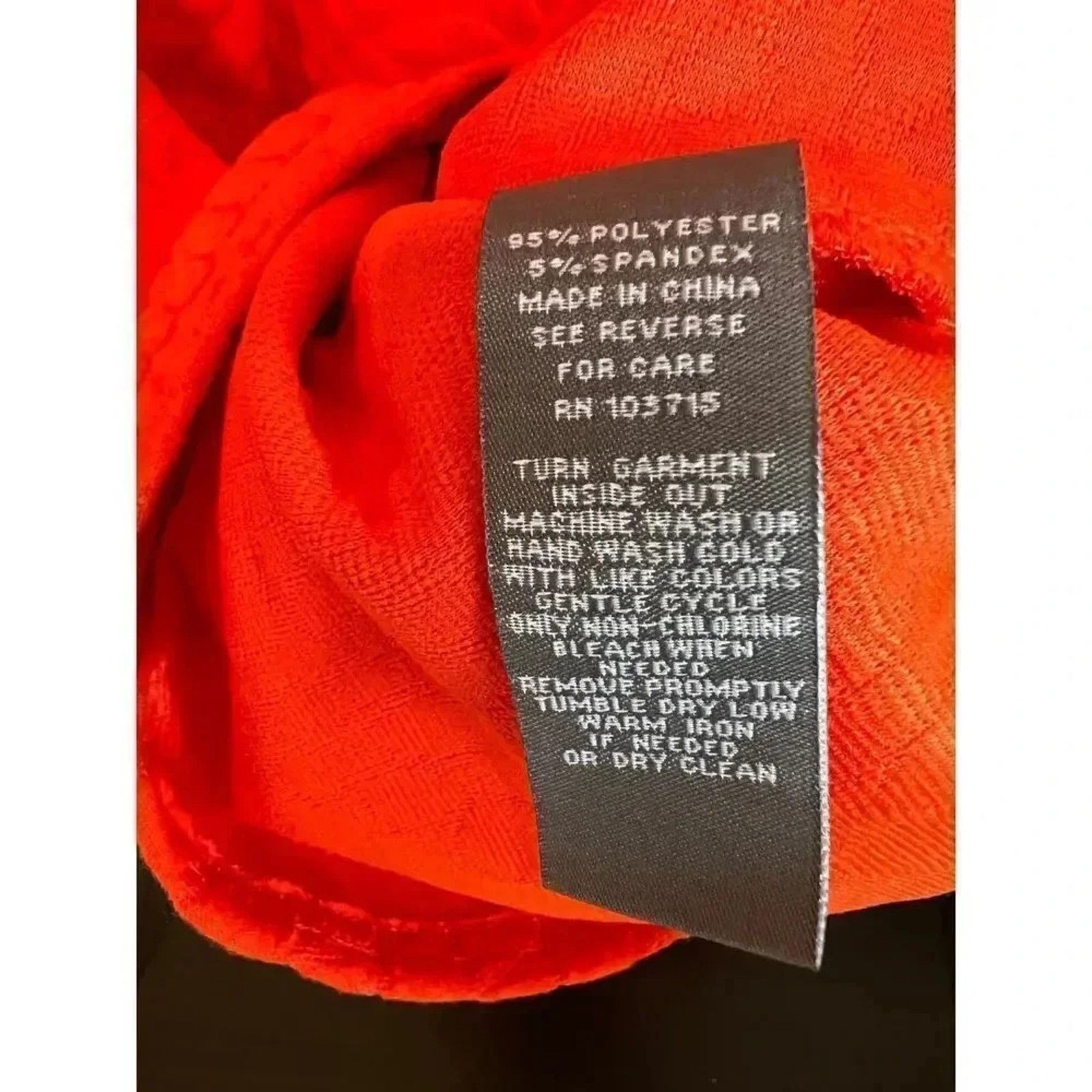 Other Sharagano orange textured flounce dress Size 14 Size XL / US 12-14 / IT 48-50 - 4 Thumbnail