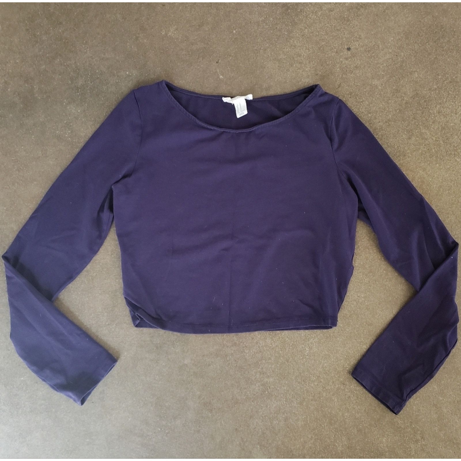 Forever 21 Dark Violet | F21 | Cropped Long Sleeve Size M / US 6-8 / IT 42-44 - 1 Thumbnail