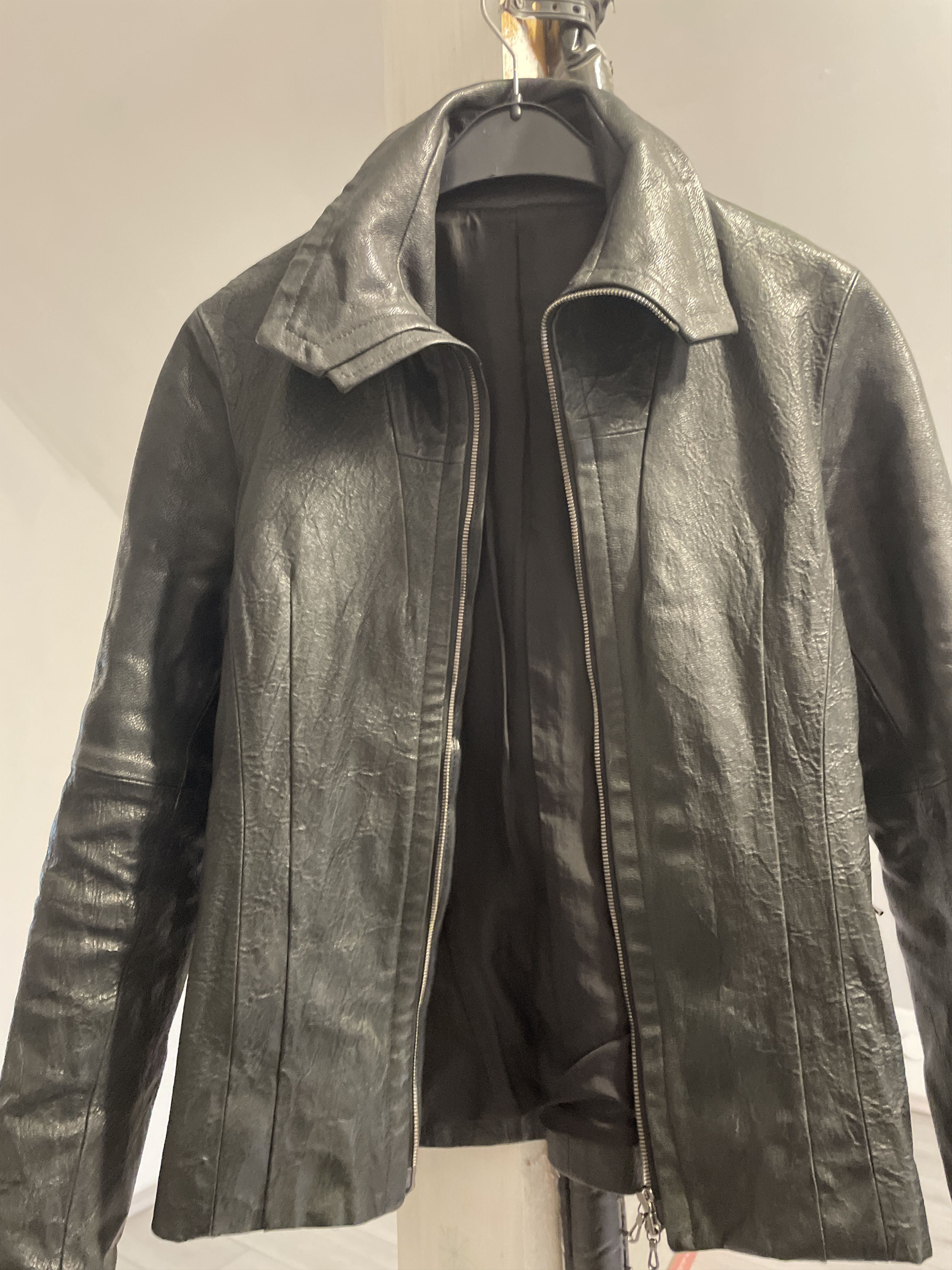 00s archive julius coated neck jacket