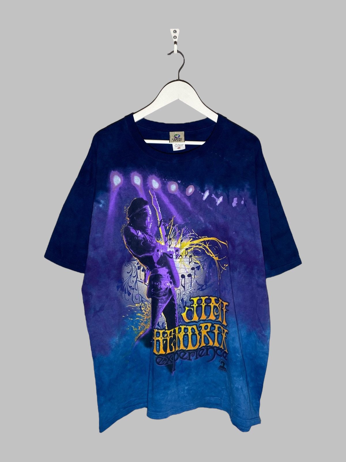 Liquid Blue Vintage Liquid Blue Jimi Hendrix Experience 2006 Tie Dye Tee Size US XXL / EU 58 / 5 - 1 Thumbnail