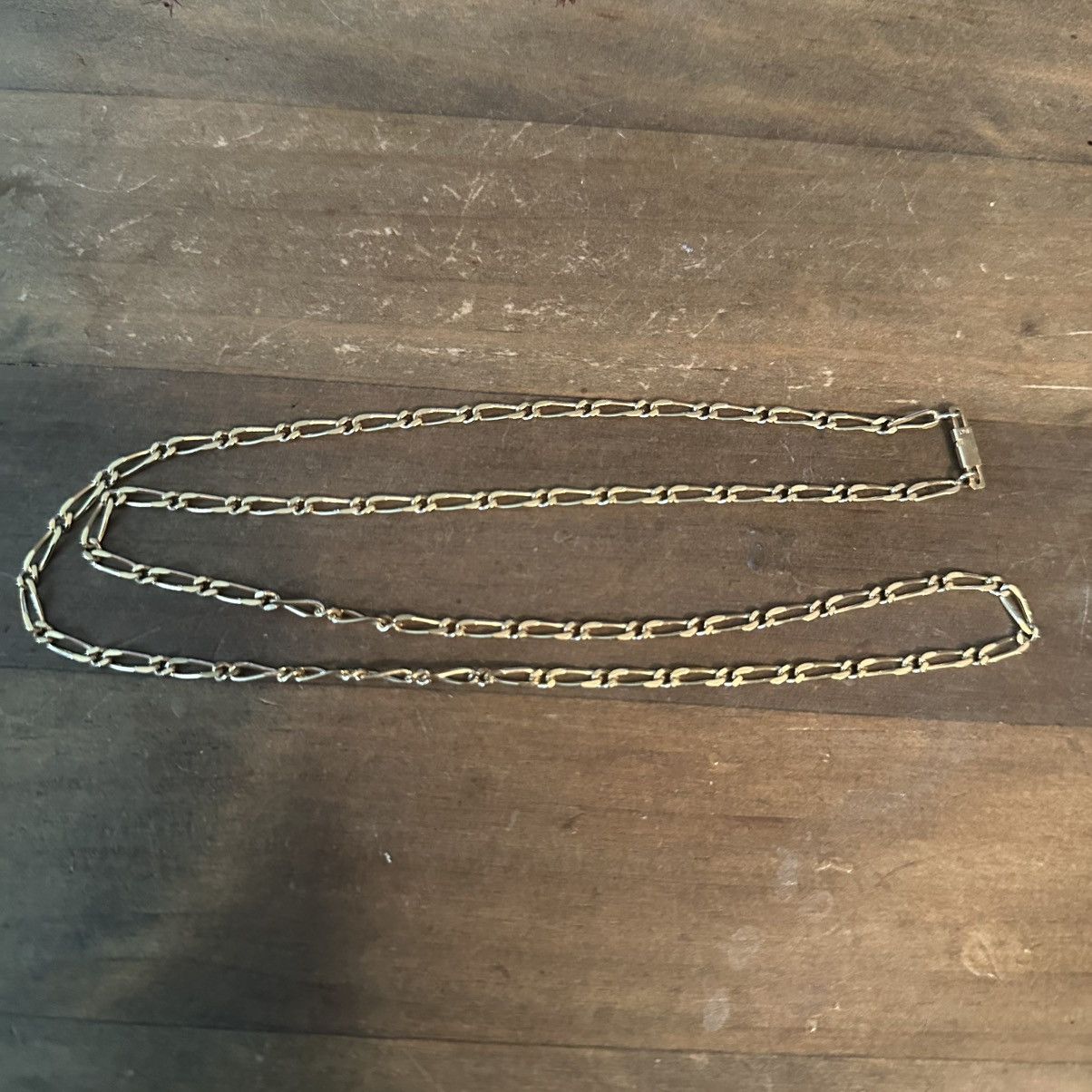 Vintage Vintage oval curb link chain necklace Size ONE SIZE - 2 Thumbnail