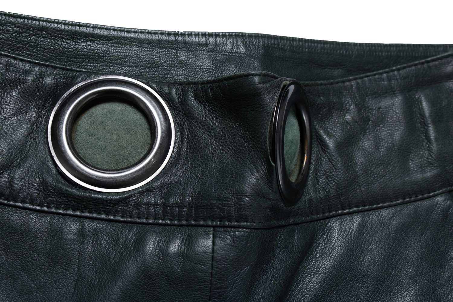 Other Ibana, green leather wide leg pants Size 27" / US 4 / IT 40 - 7 Thumbnail
