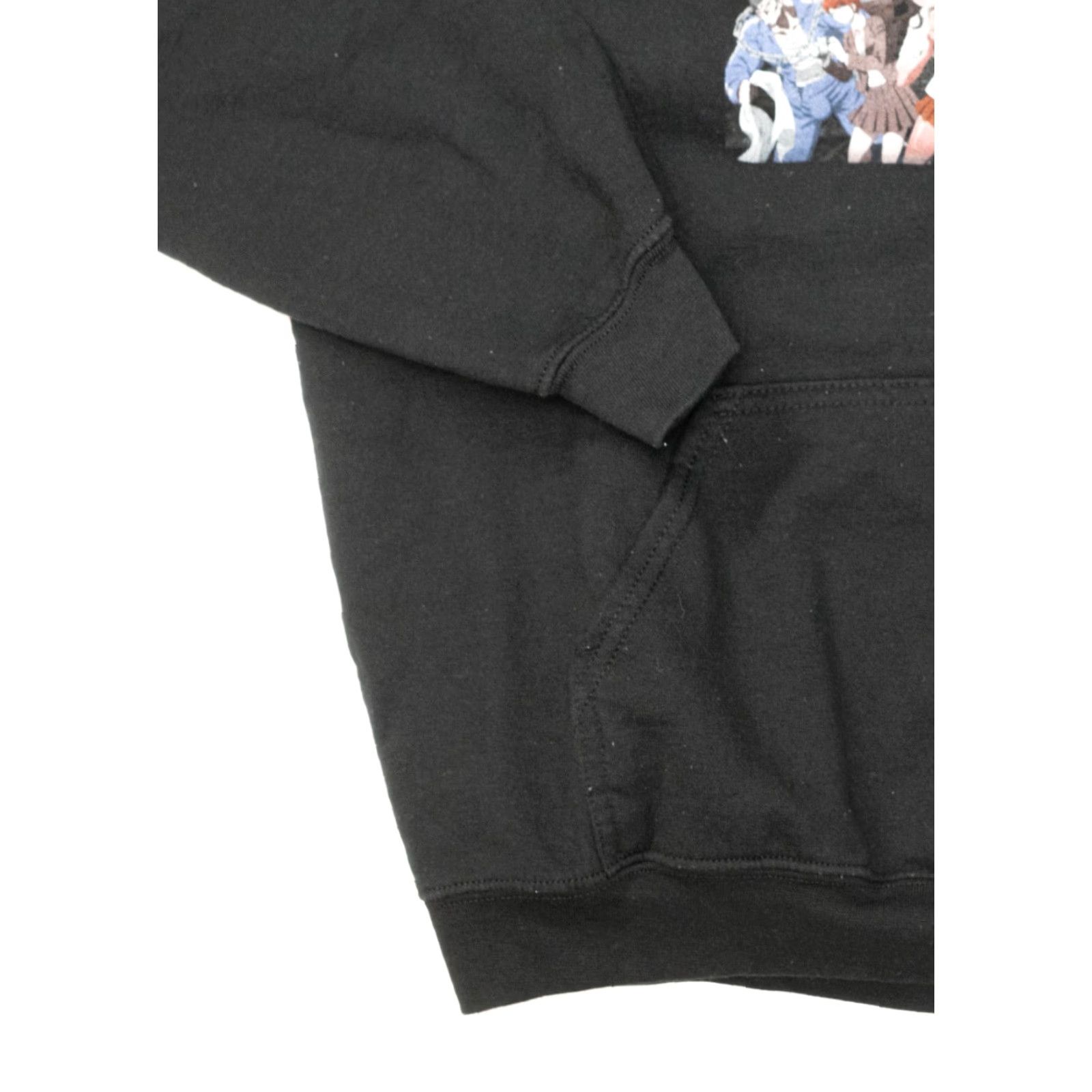 Vintage Danganronpa Hoodie Mens Adult M Black Logo Graphic Print Pullover Sweatshirt Anime Despair Arc 3 22x26 Size US M / EU 48-50 / 2 - 5 Thumbnail