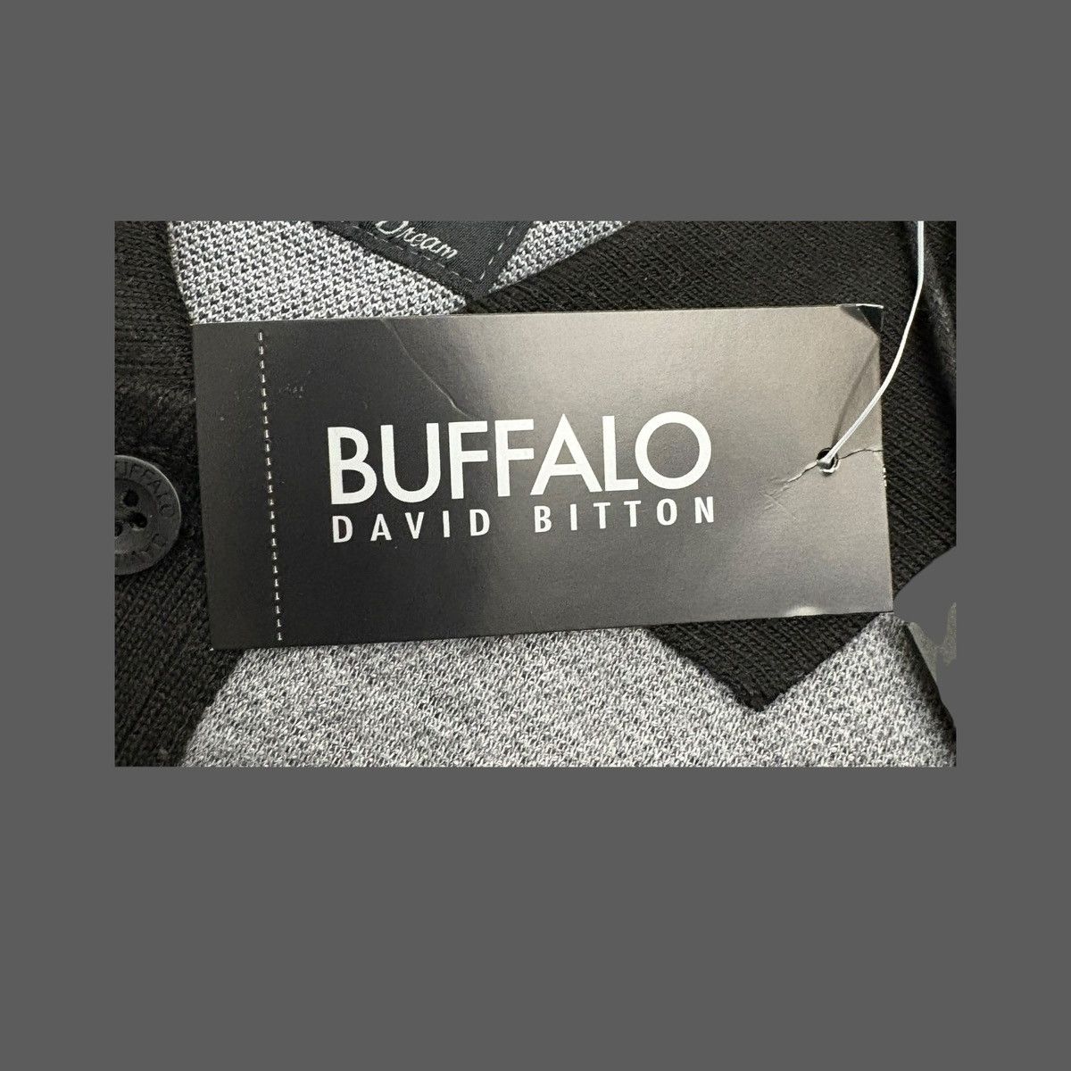 Buffalo David Bitton Buffalo Wyneson Men’s Abstract Black Grey Sweater Sz L Size US L / EU 52-54 / 3 - 14 Thumbnail