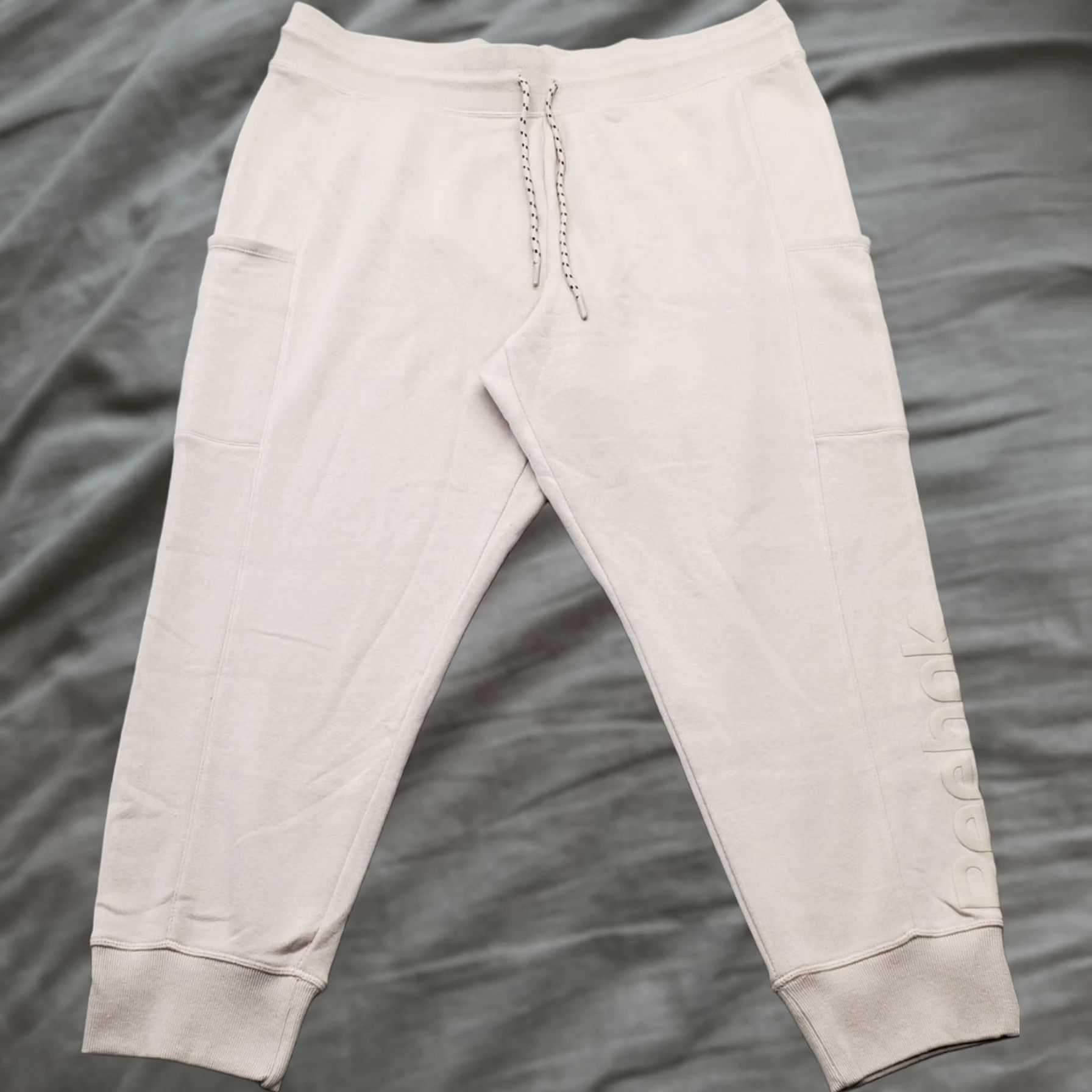 Reebok Reebok Jogger Pants Womens 3XL Multicolor Cuffed Drawstring Waist Size 40" / US 18 - 1 Thumbnail