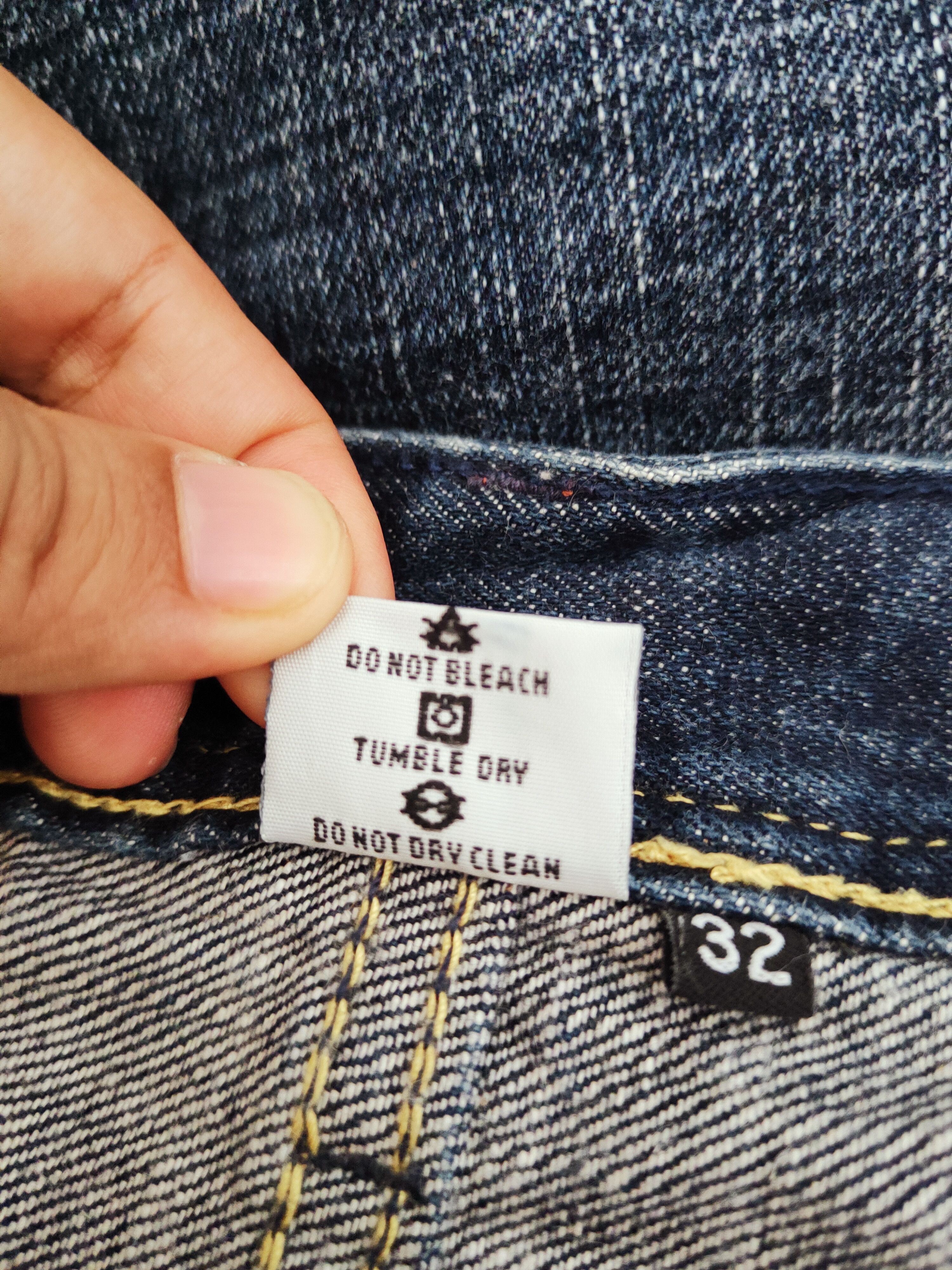 Hang Ten Hang Ten Dark Blue Distressed Ripped Jeans #S2704 Size US 33 - 15 Thumbnail